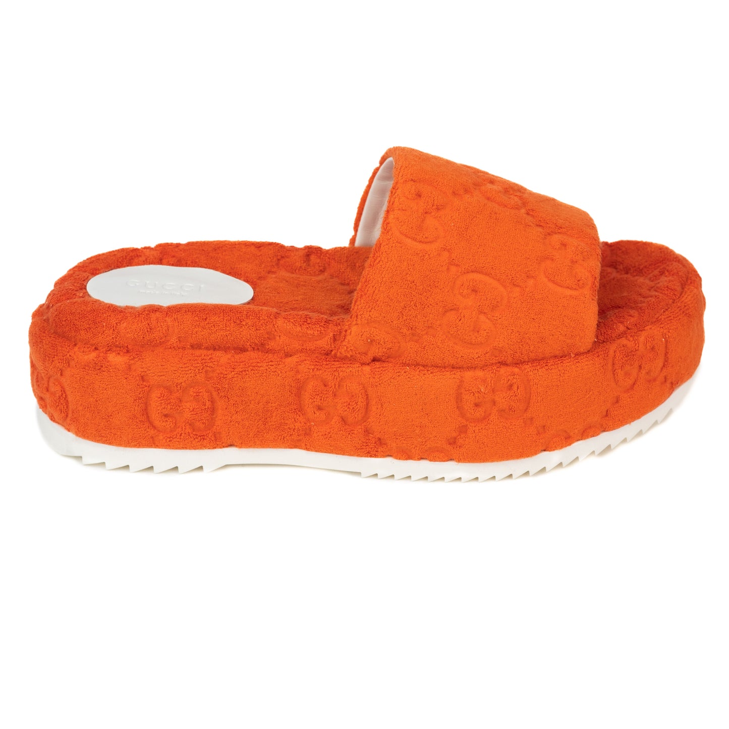 Gucci GG Platform Sandals Orange