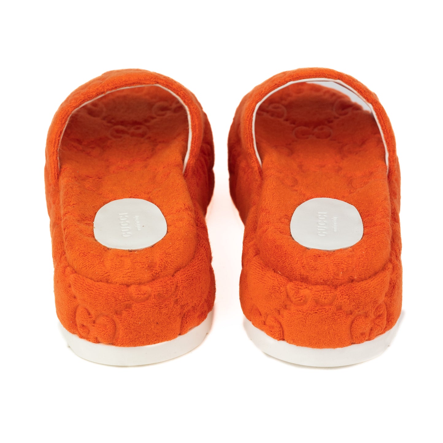 Gucci GG Platform Sandals Orange