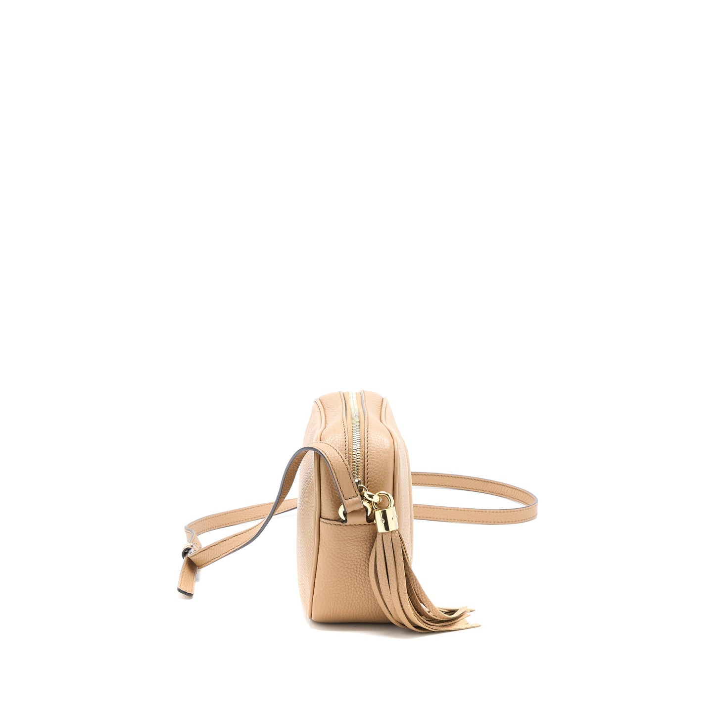 Gucci Soho Disco Purse Calfksin Dark Beige