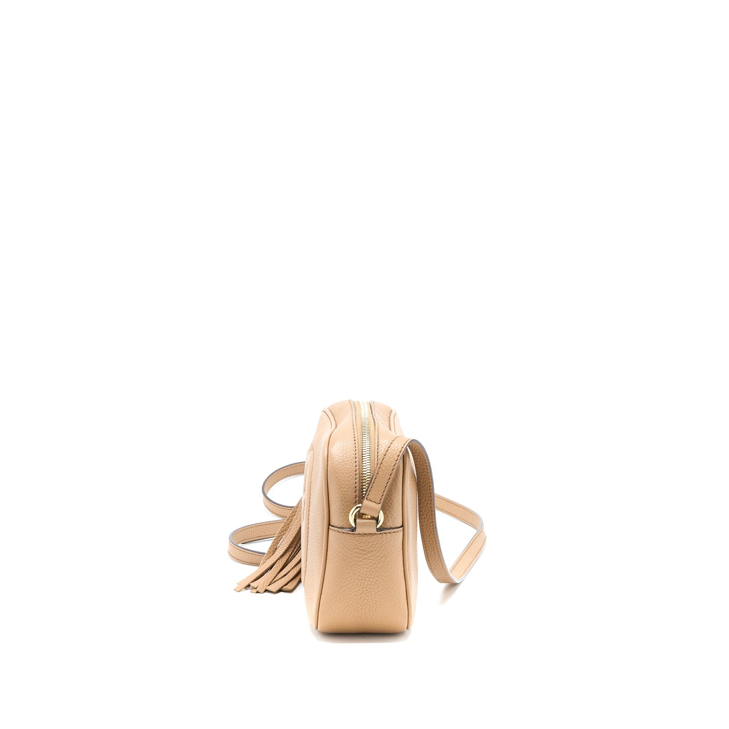 Gucci Soho Disco Purse Calfksin Dark Beige