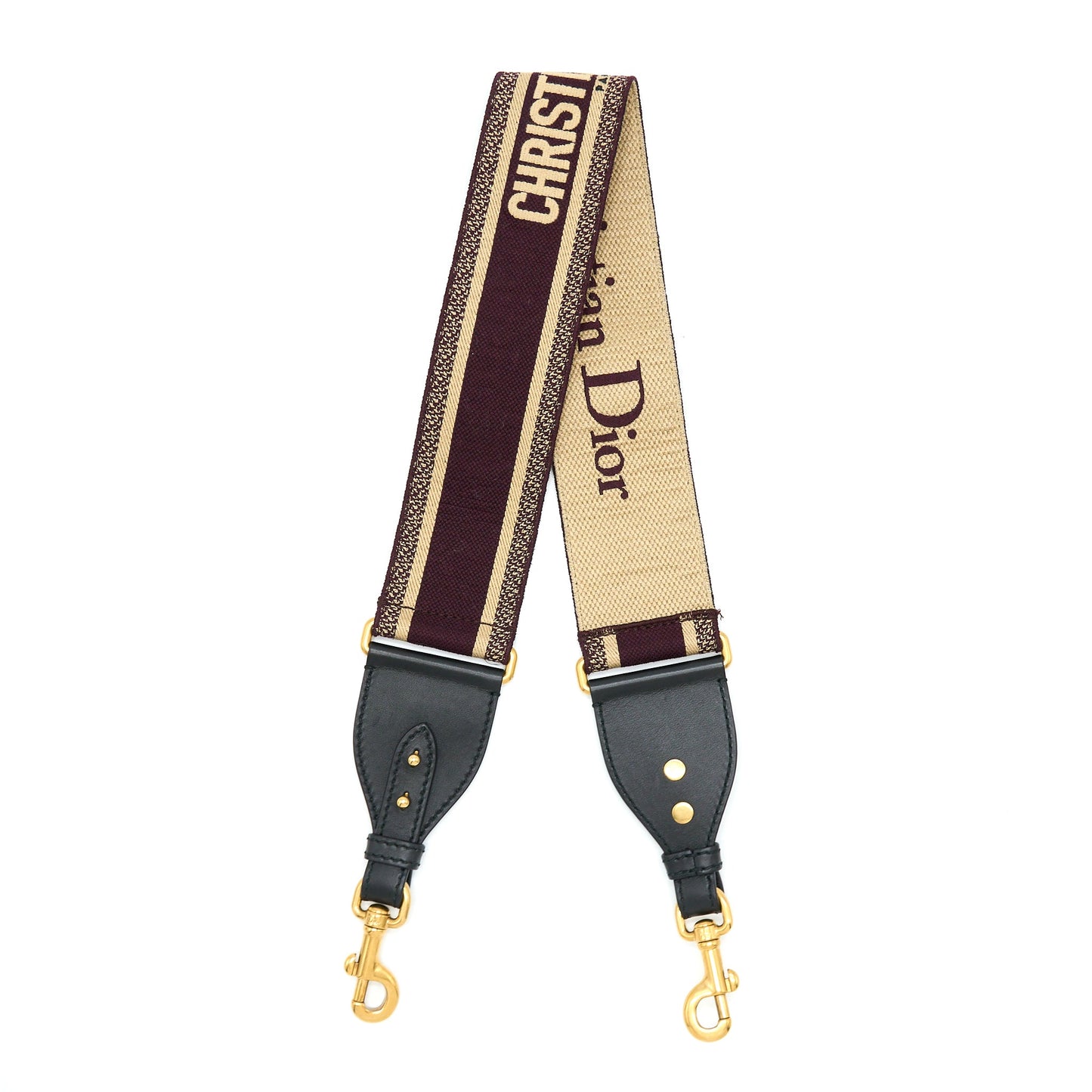 Dior Shoulder Strap Burgundy/Multicolour