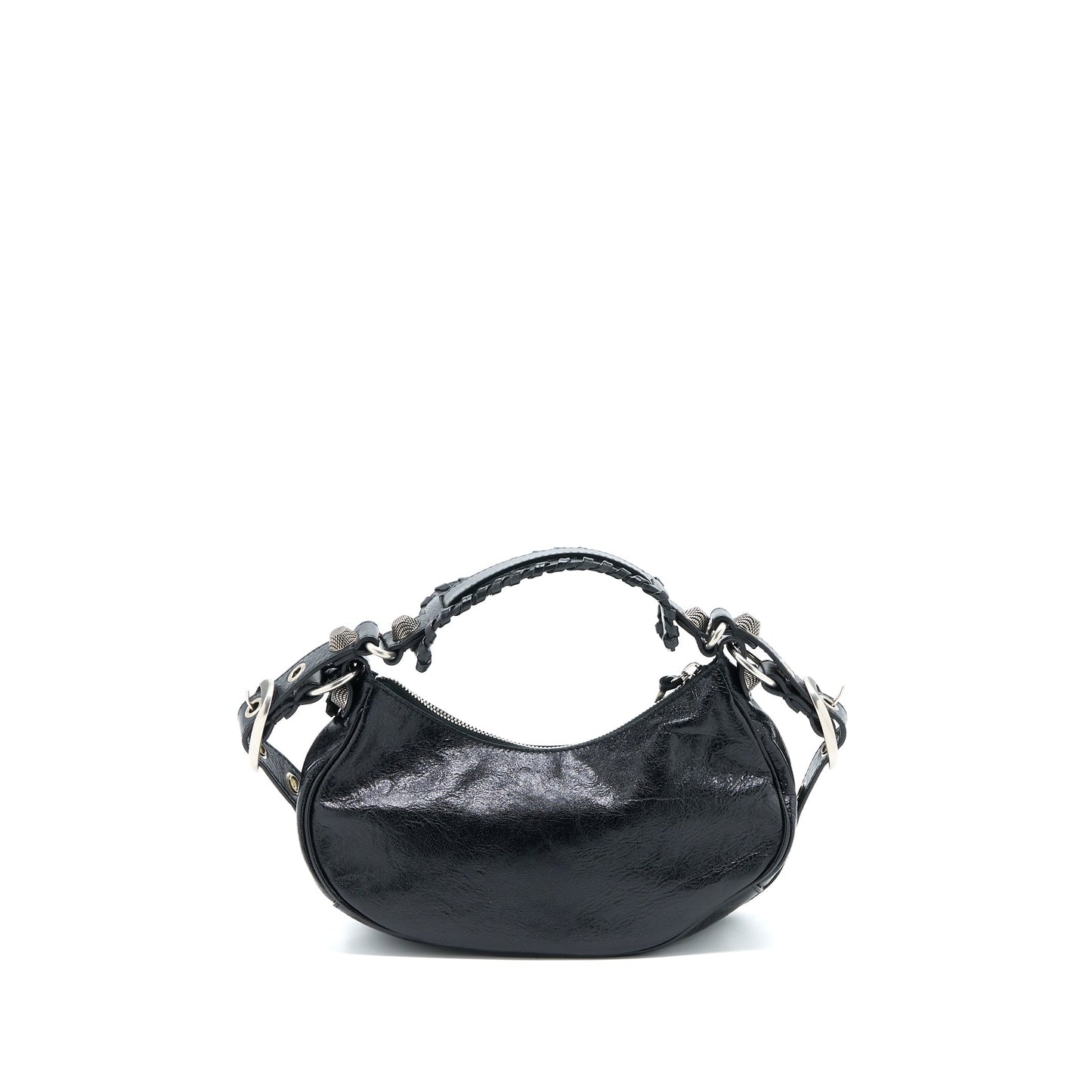 Balenciaga Le Cagole Mini Purse Arena Lambskin Black