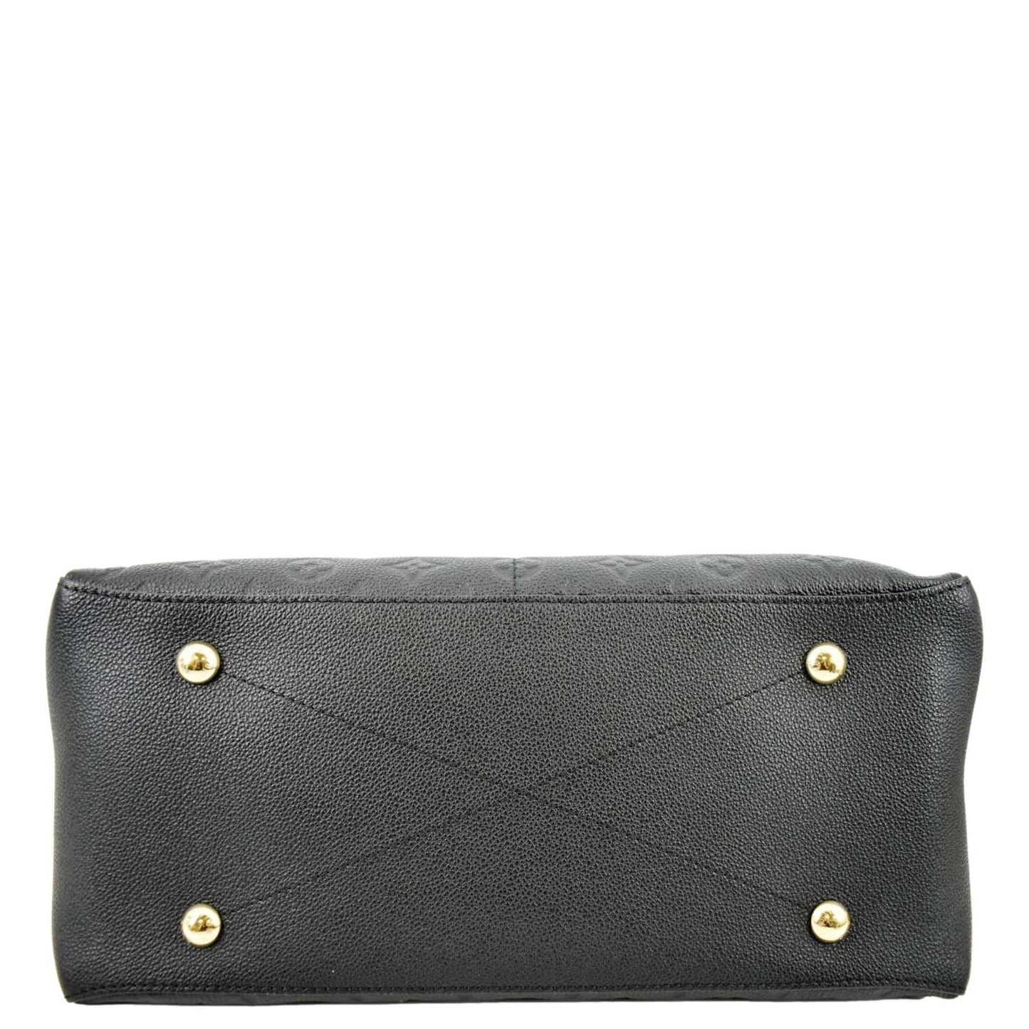 LOUIS VUITTON Maida Monogram Empreinte Leather Hobo Shoulder Bag Black
