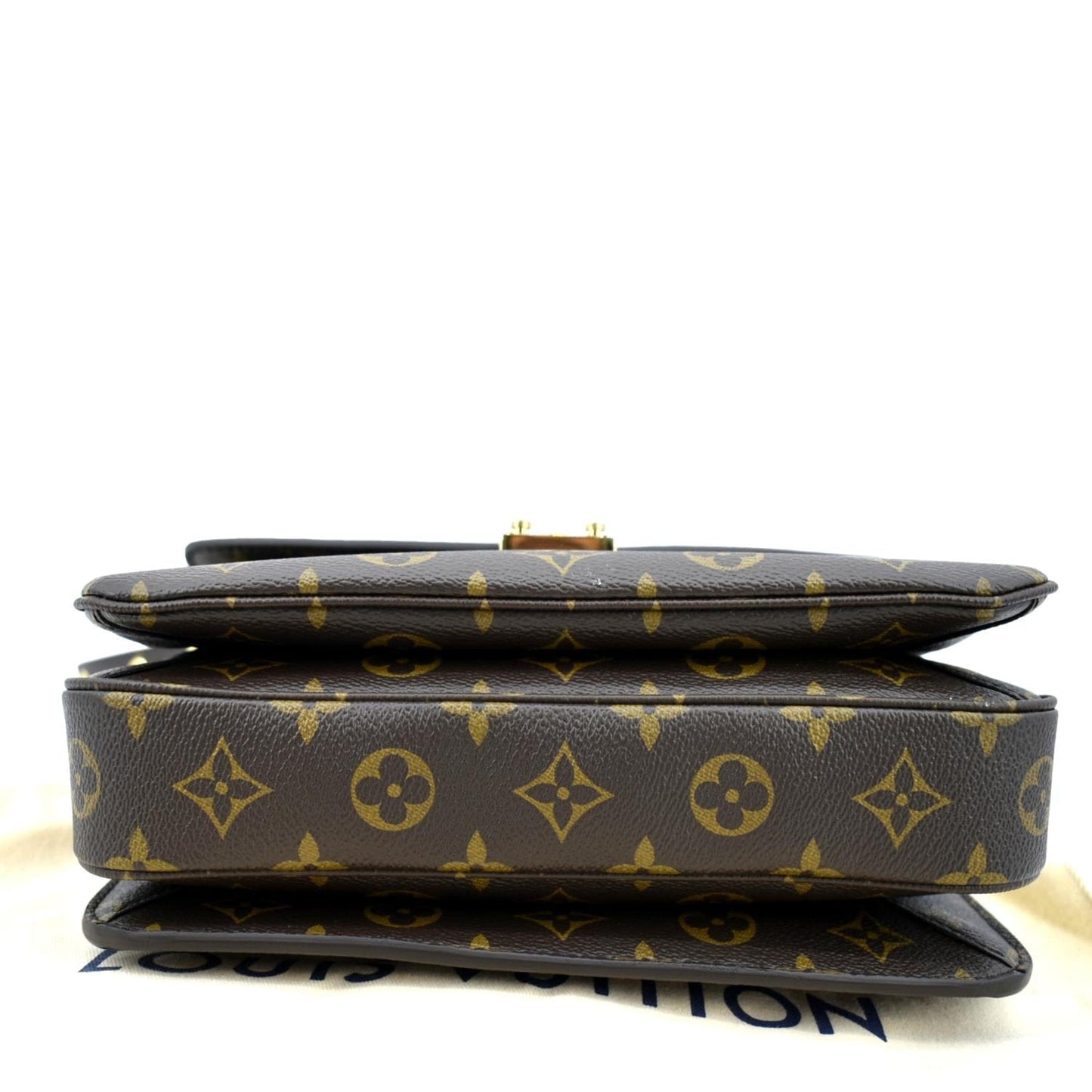 LOUIS VUITTON Metis Pochette Monogram Canvas Crossbody Bag Brown