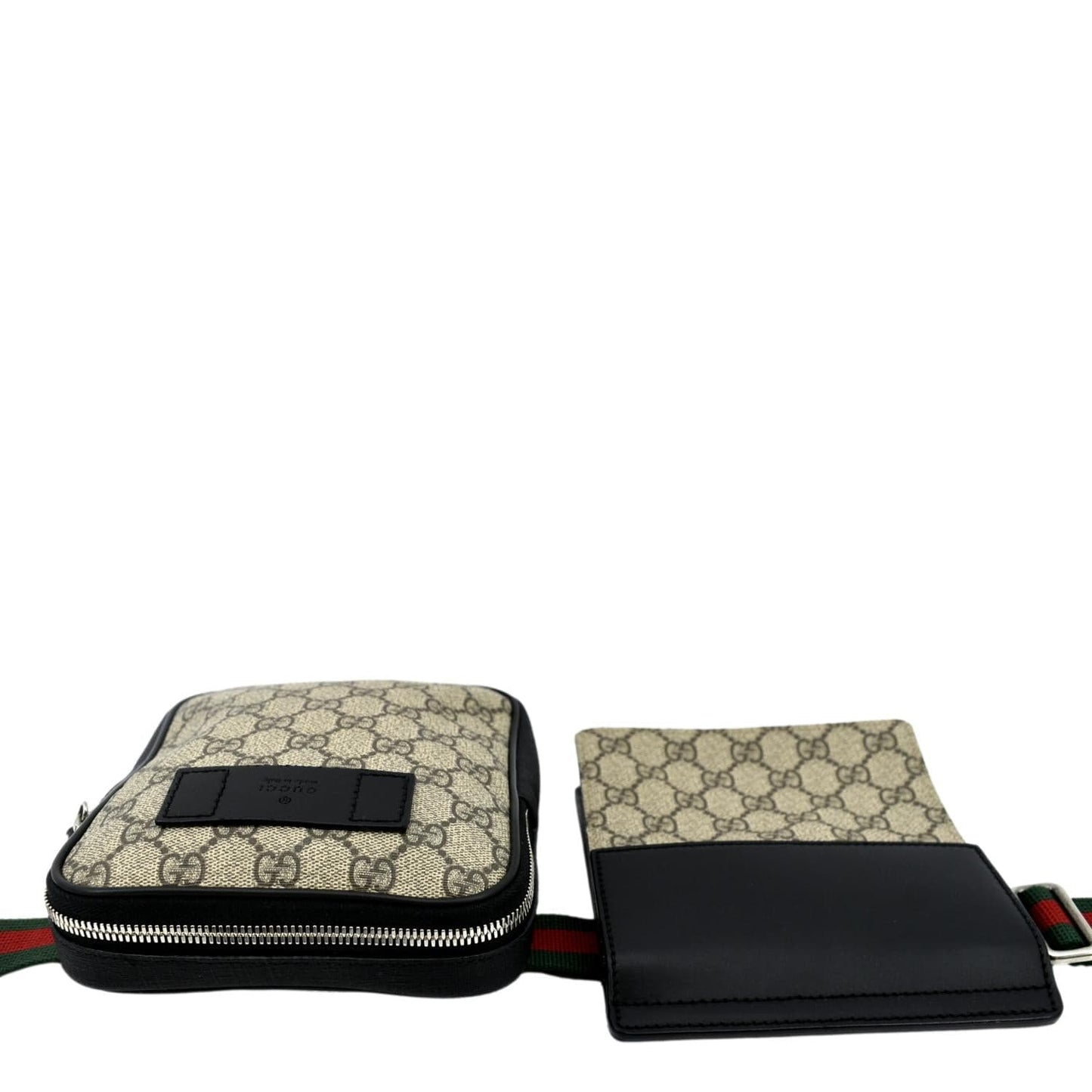 GUCCI GG Supreme Canvas Belt Bag Beige 450956