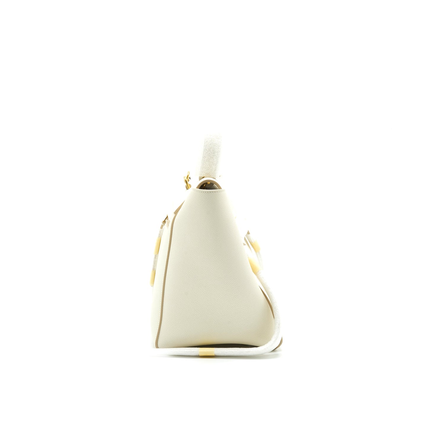 Celine Mini Belt Bag White with GHW