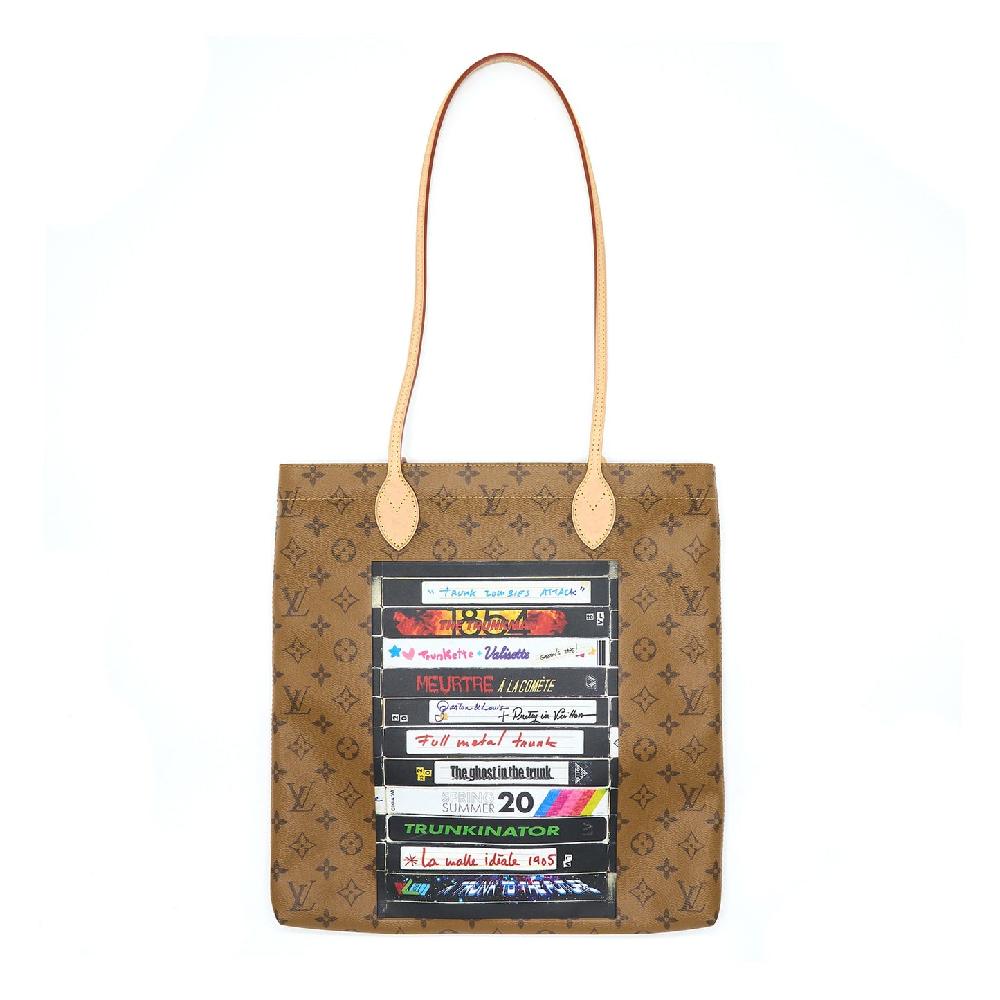 Louis Vuitton Carry It Tote Monogram Reverse Canvas With Print