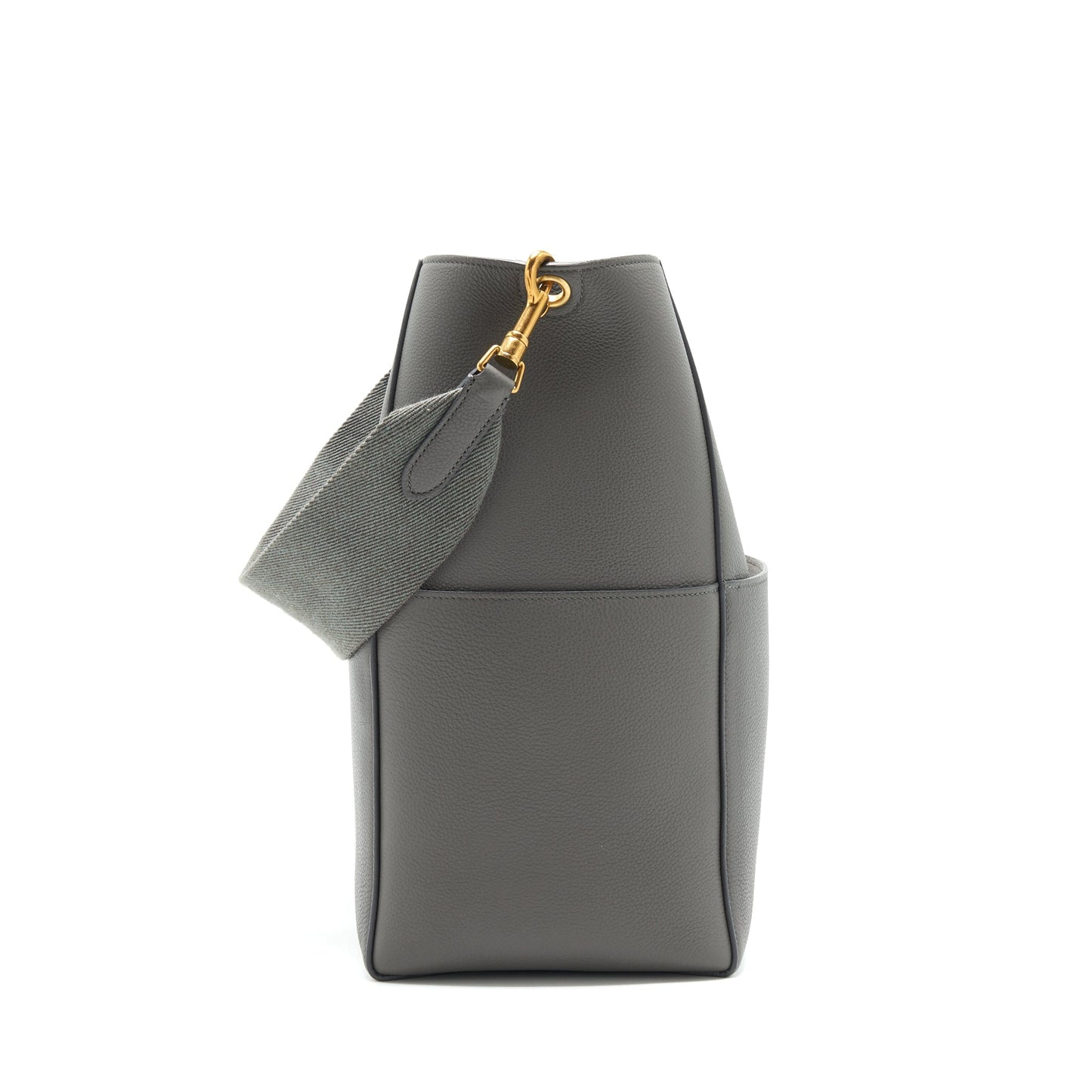 Celine Sangle Bucket Purse grey
