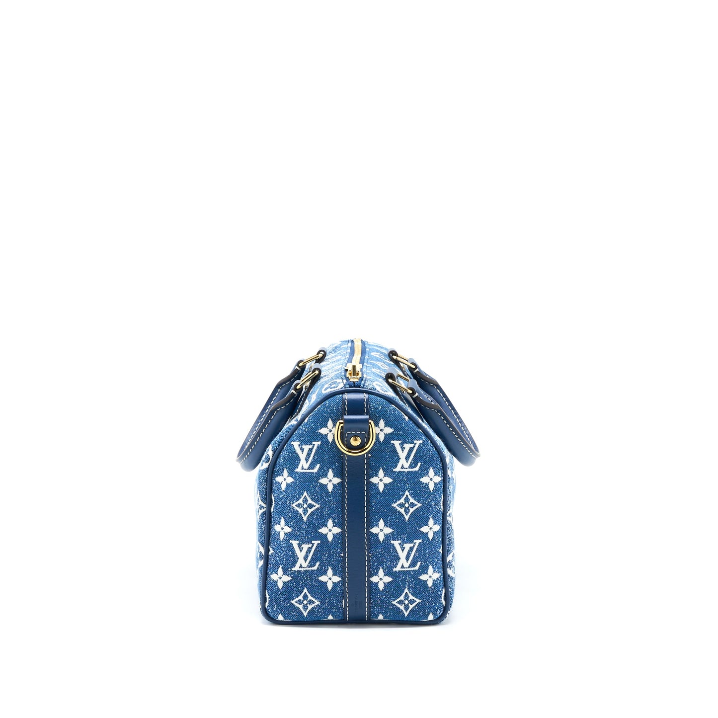 Louis Vuitton Limited Edition Speedy Bandouliere 25 Denim Blue (New Version)