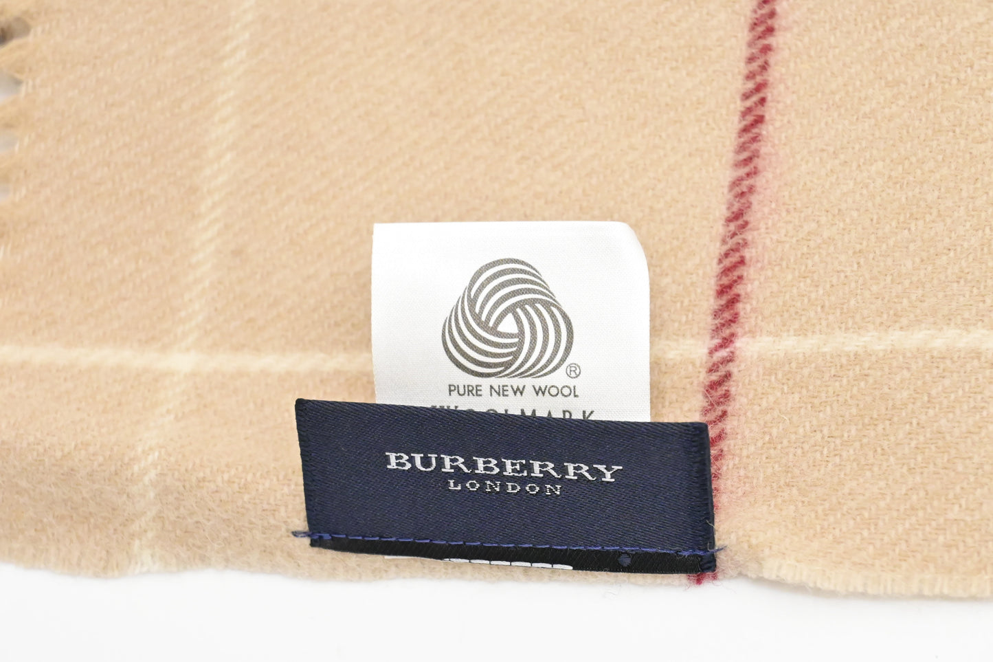 Burberry Stole in Beige New Wool