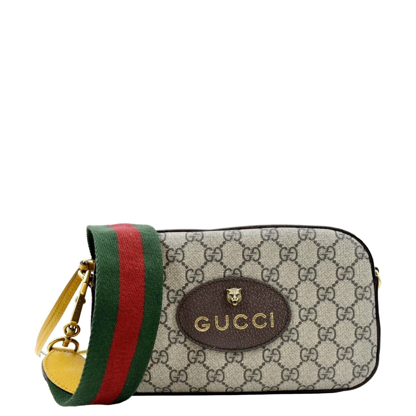 GUCCI Neo Vintage GG Supreme Canvas Messenger Bag Beige 476466