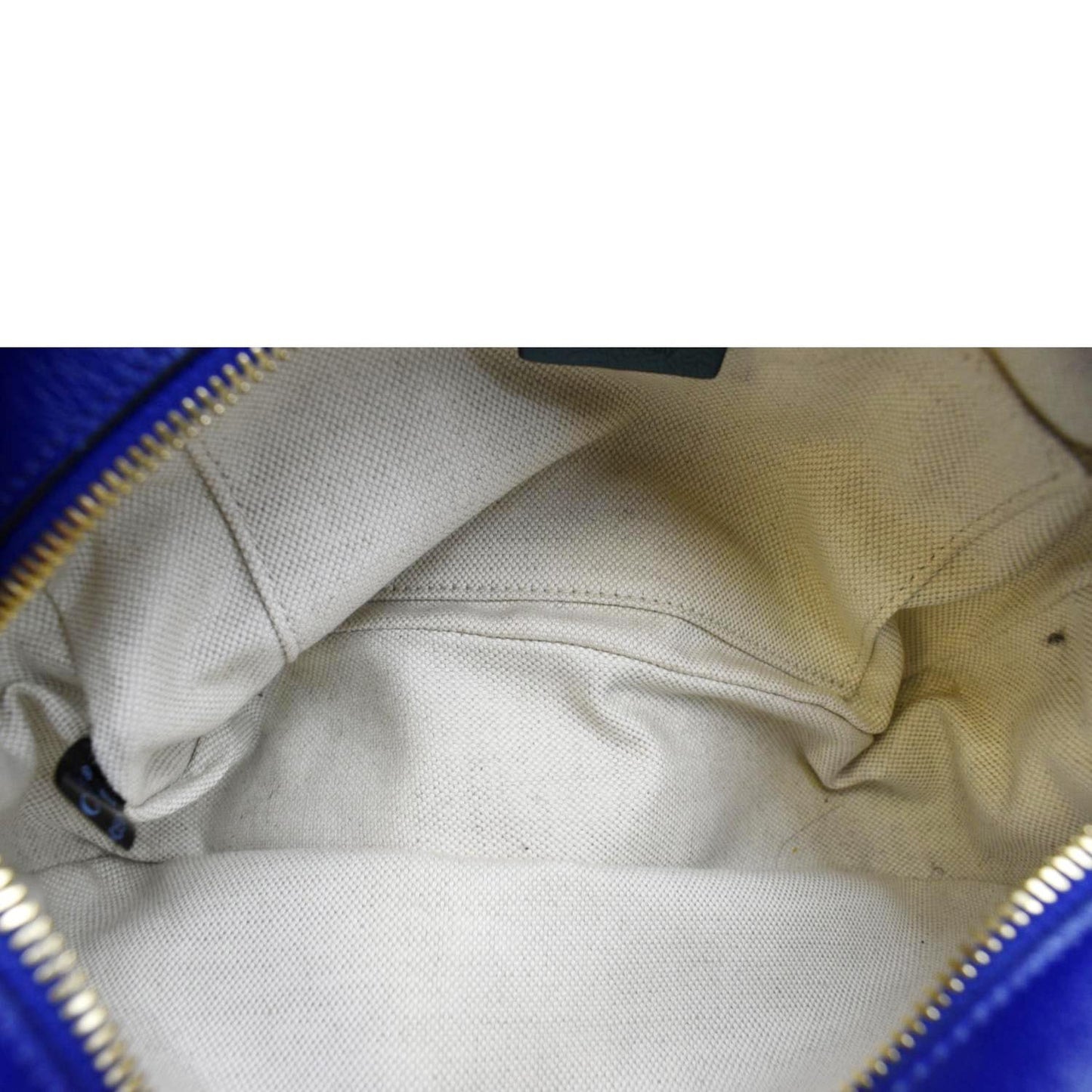 GUCCI GG Marmont Small Diagonal Leather Crossbody Bag Blue 447632