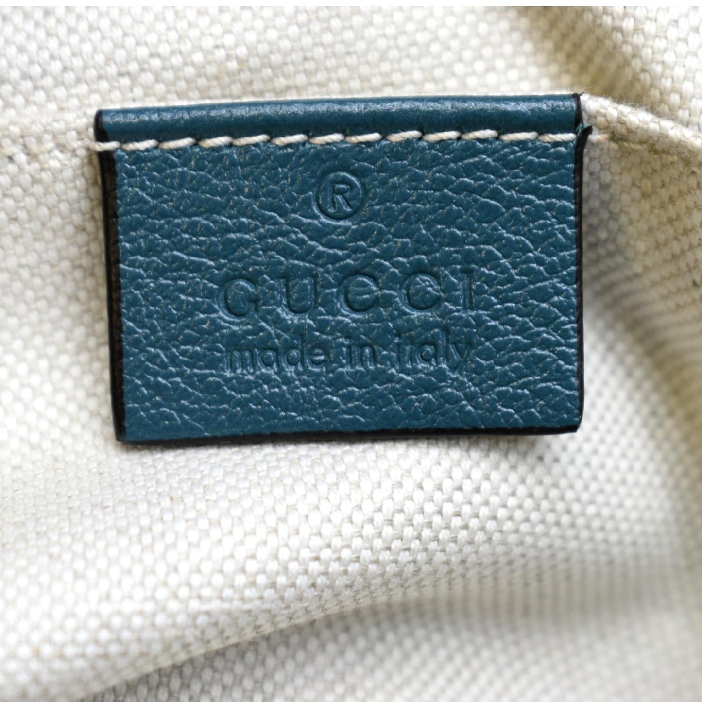 GUCCI GG Marmont Small Diagonal Leather Crossbody Bag Blue 447632