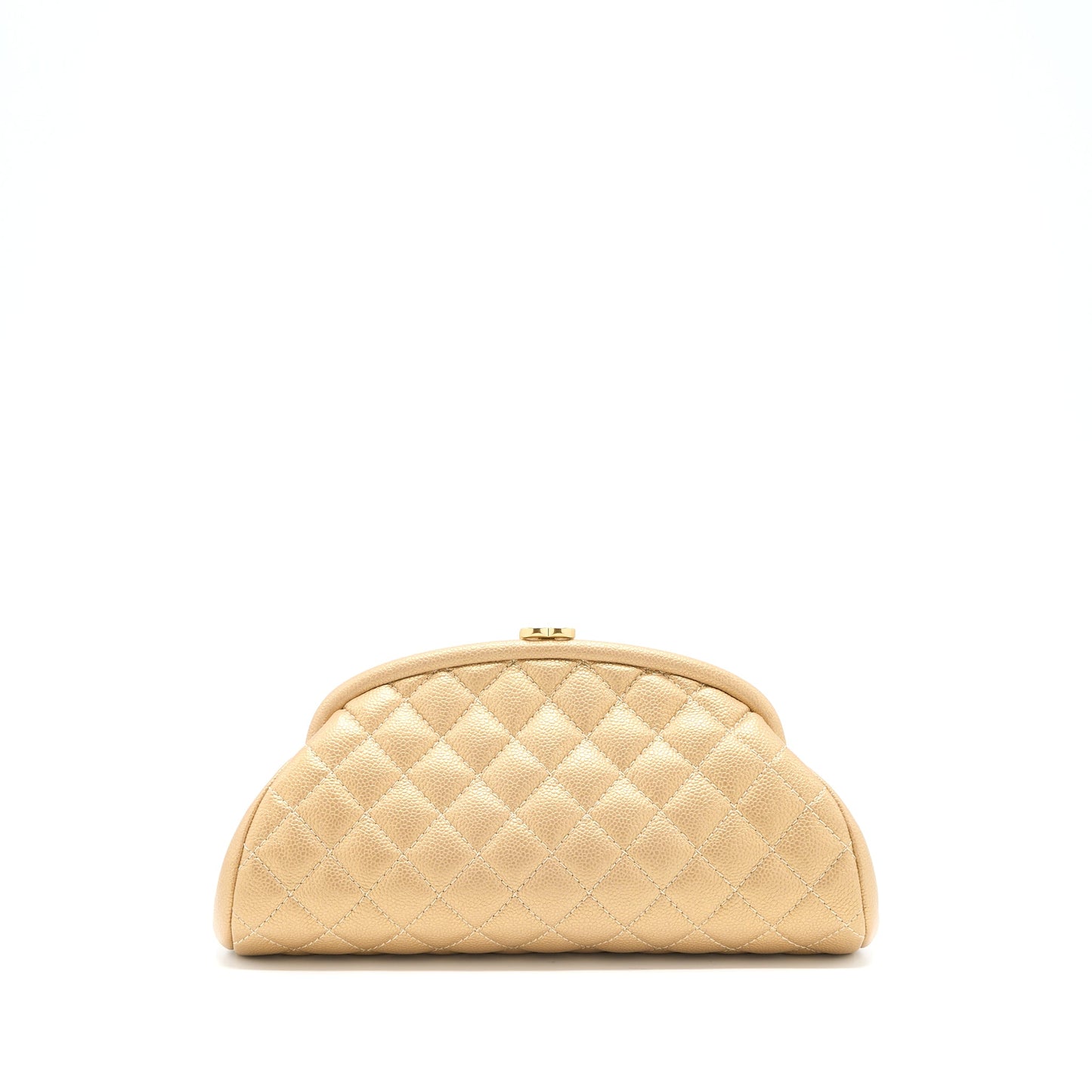 Chanel Timeless Clutch Caviar Gold Brushed GHW