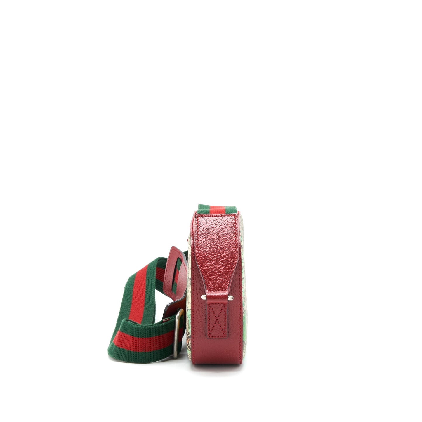 Gucci Printed Supreme Canvas Camera Purse Red
