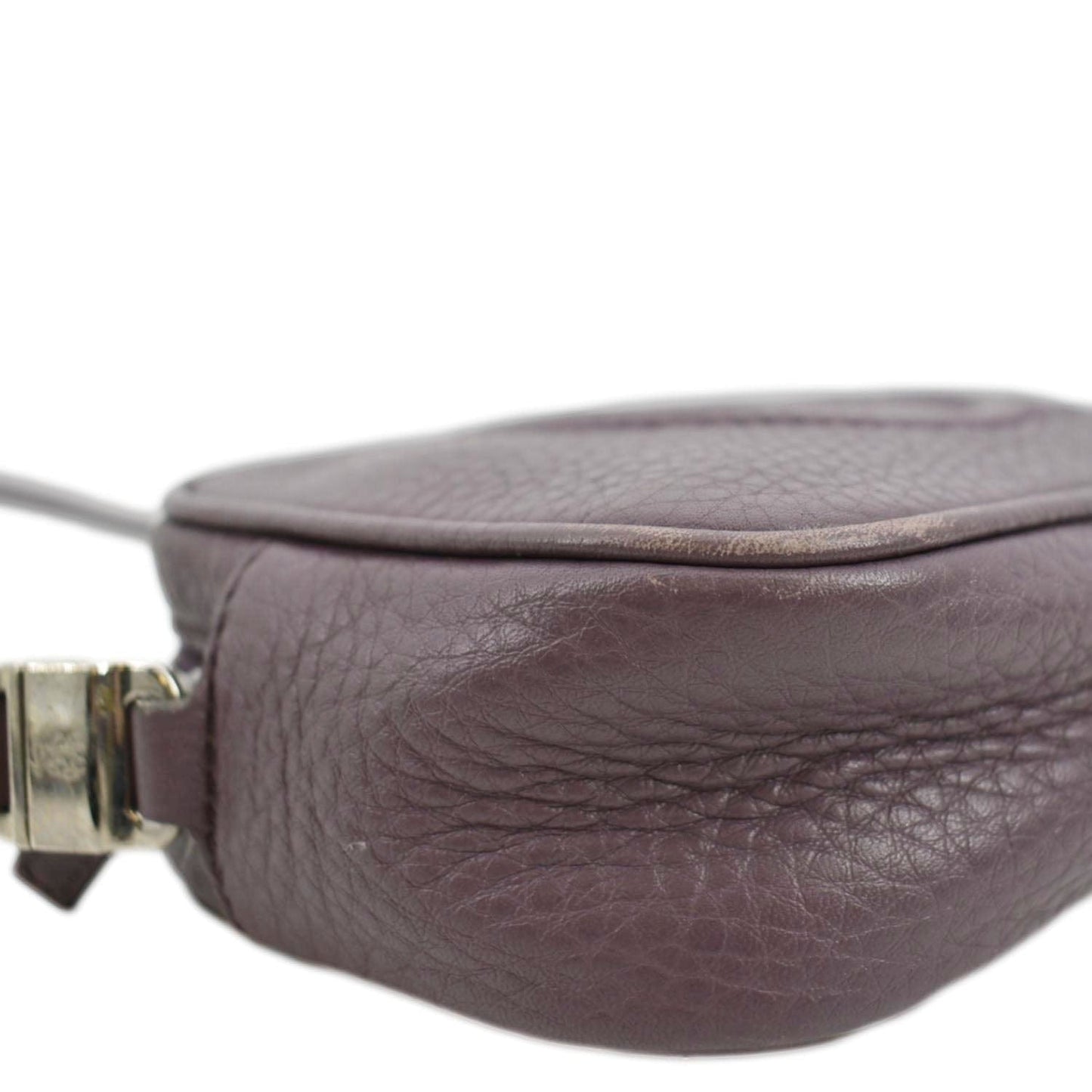 GUCCI Soho Disco Leather Crossbody Bag Peonia Flower 355202