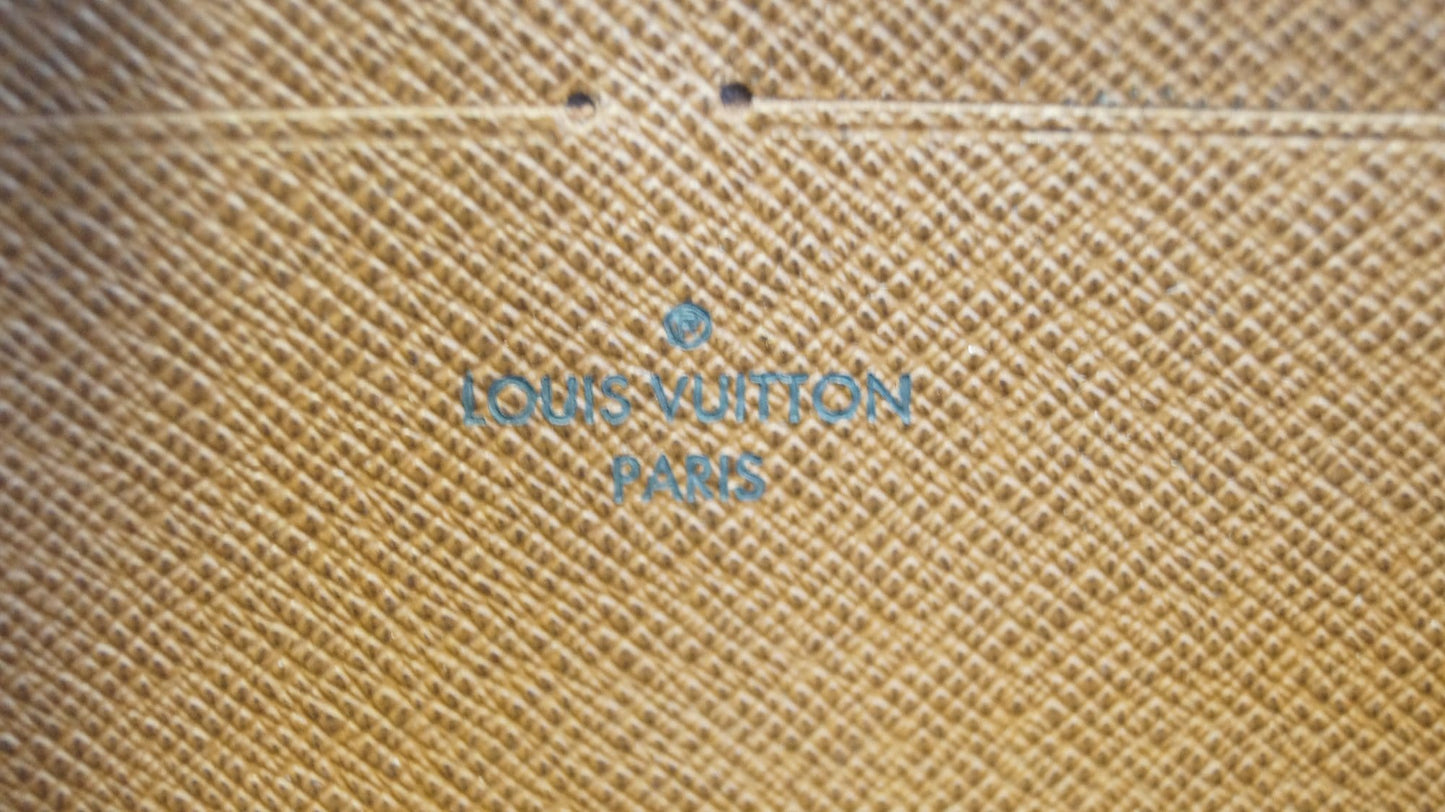 LOUIS VUITTON Monogram Canvas Zippy Long Wallet