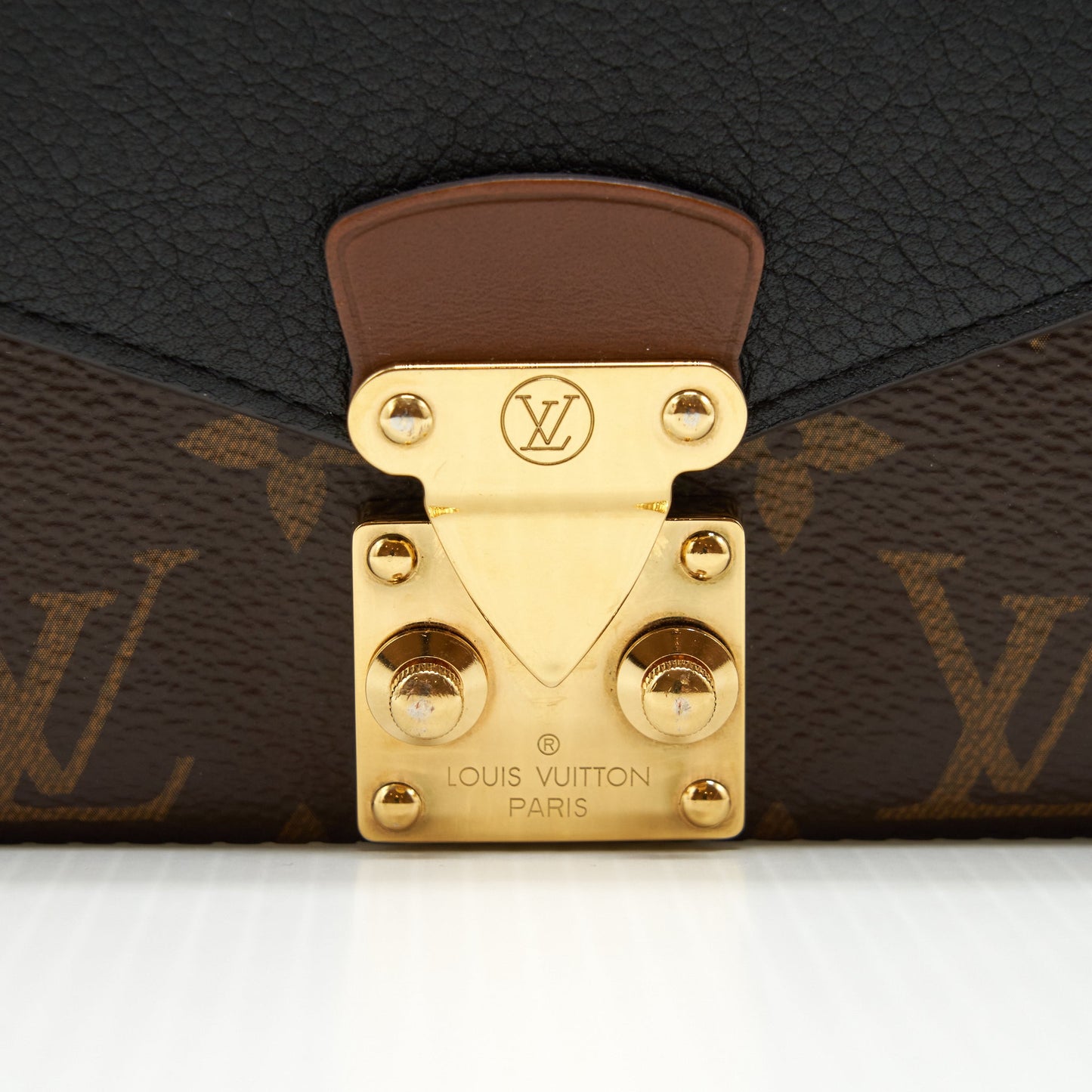 Louis Vuitton Long Wallet Black/Monogram Canvas