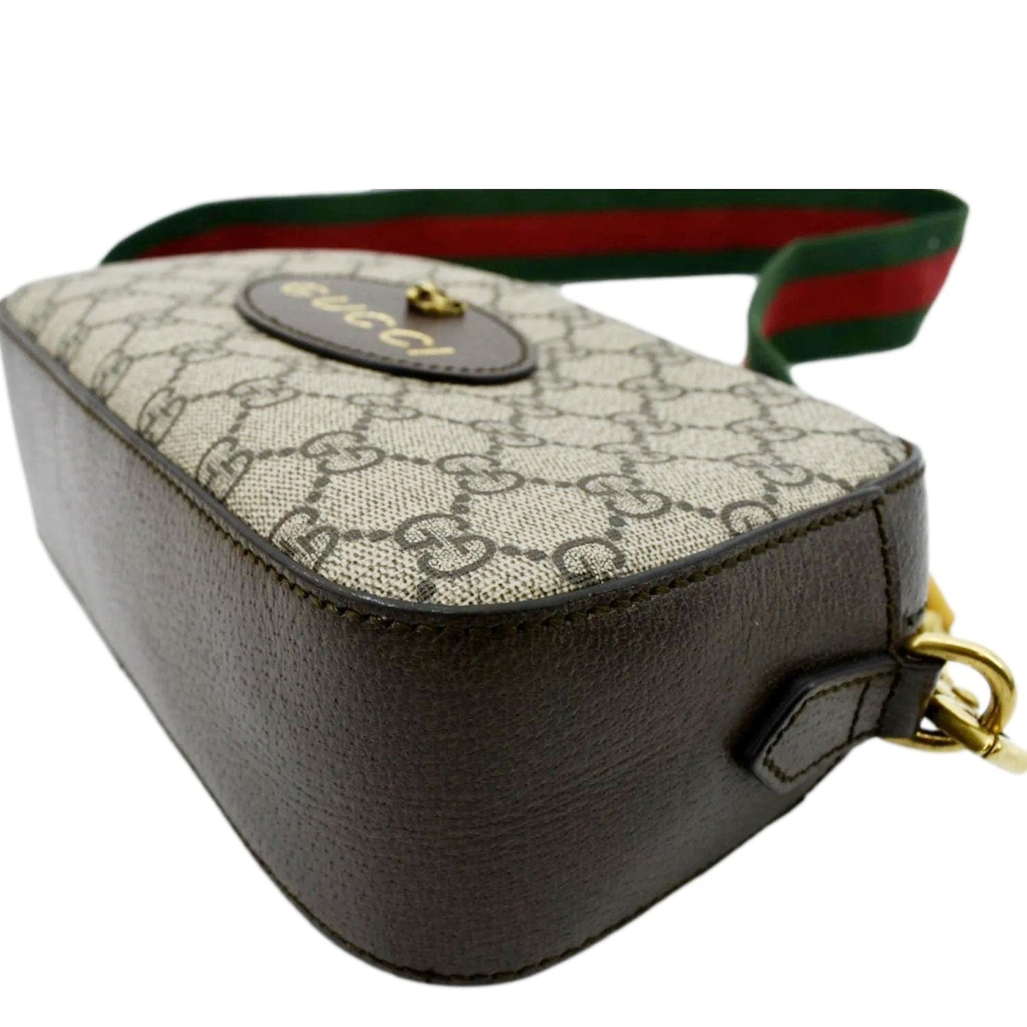GUCCI Neo Vintage GG Supreme Canvas Messenger Bag Beige 476466