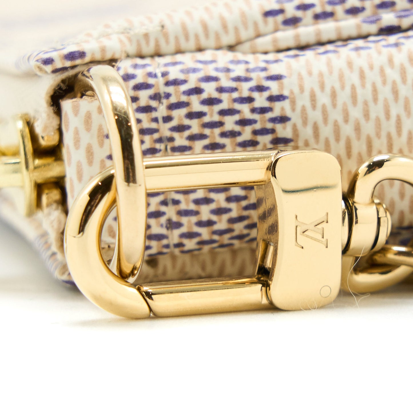 Louis Vuitton Mini Pochette Accessories Damier Azur Canvas