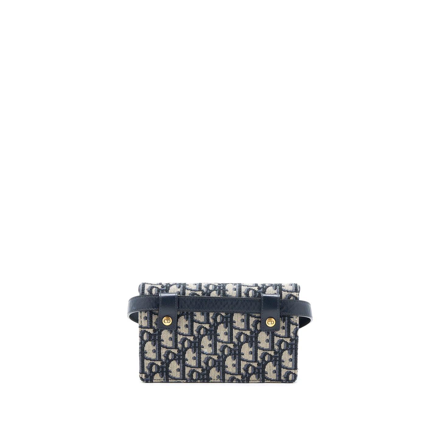 Dior Saddle Belt Pouch Blue Oblique Jacquard