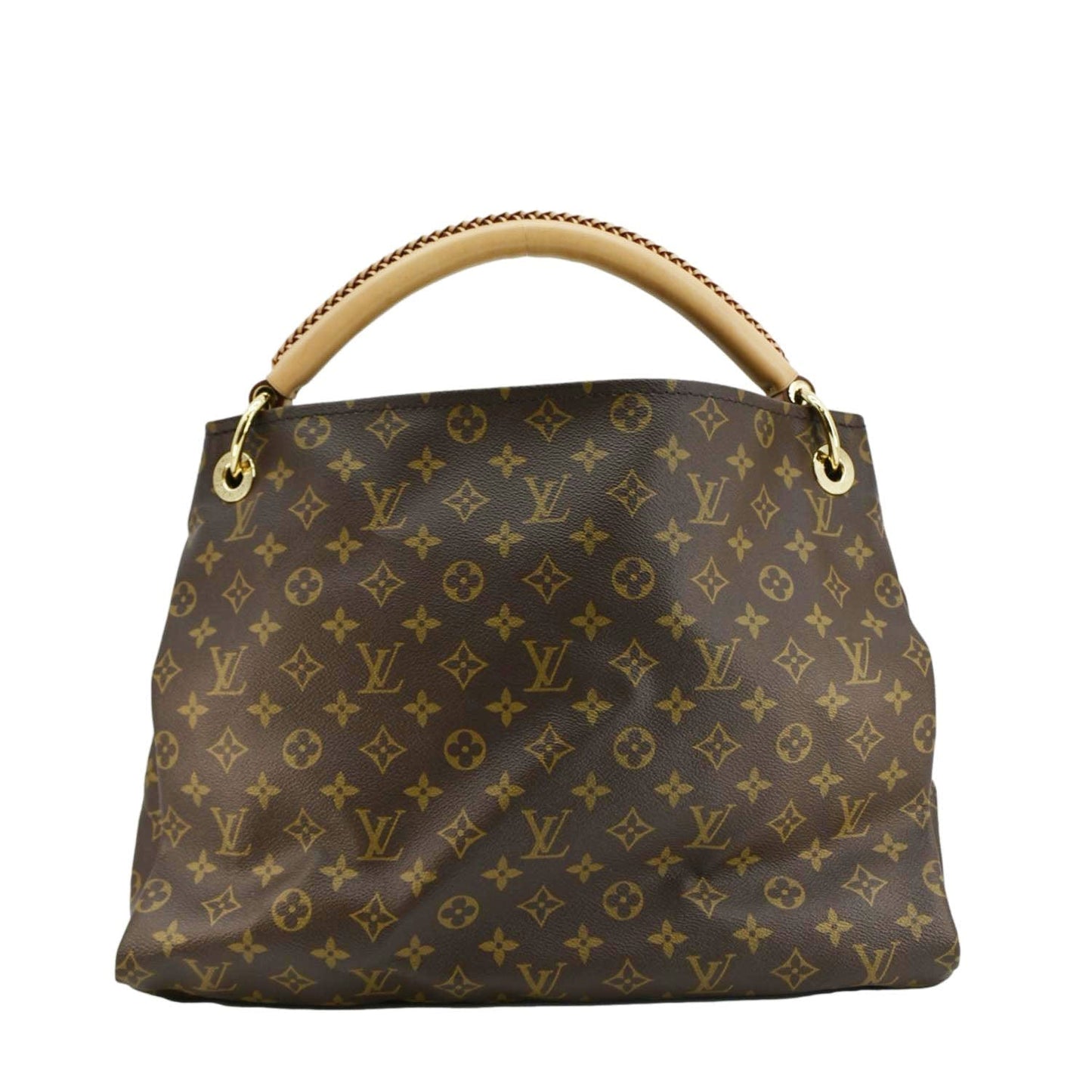 LOUIS VUITTON Artsy MM Monogram Canvas Hobo Bag Brown