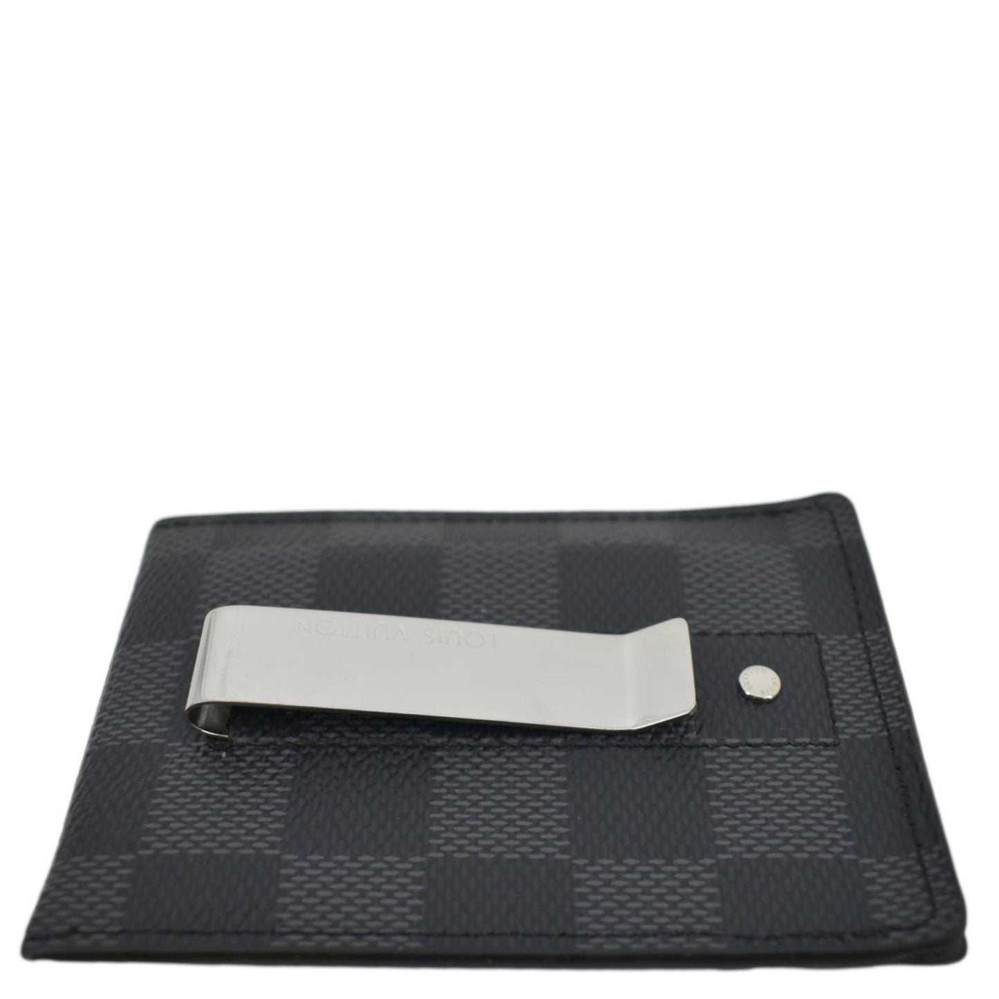 LOUIS VUITTON Prince Damier Graphite Card Holder Grey