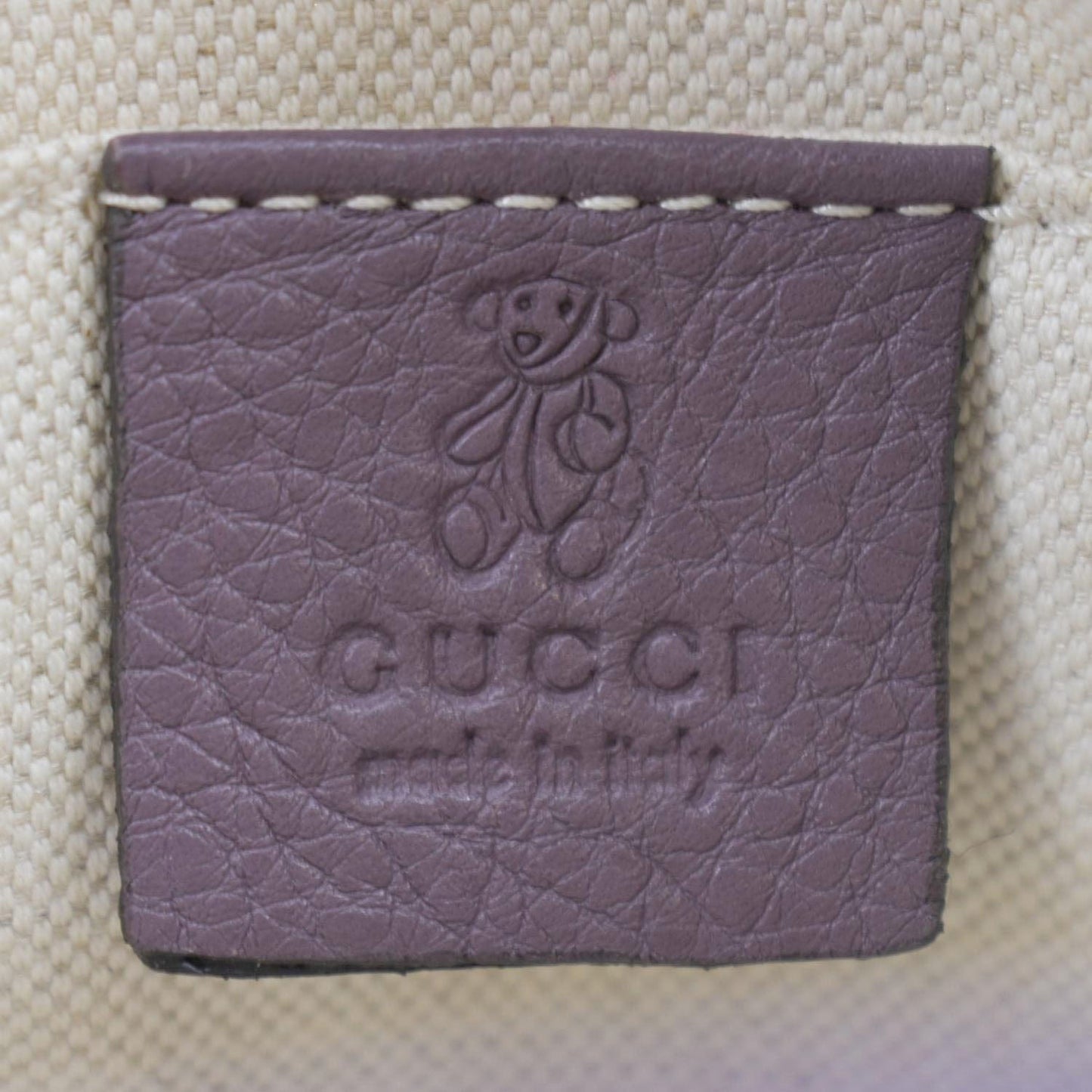 GUCCI Soho Disco Leather Crossbody Bag Peonia Flower 355202