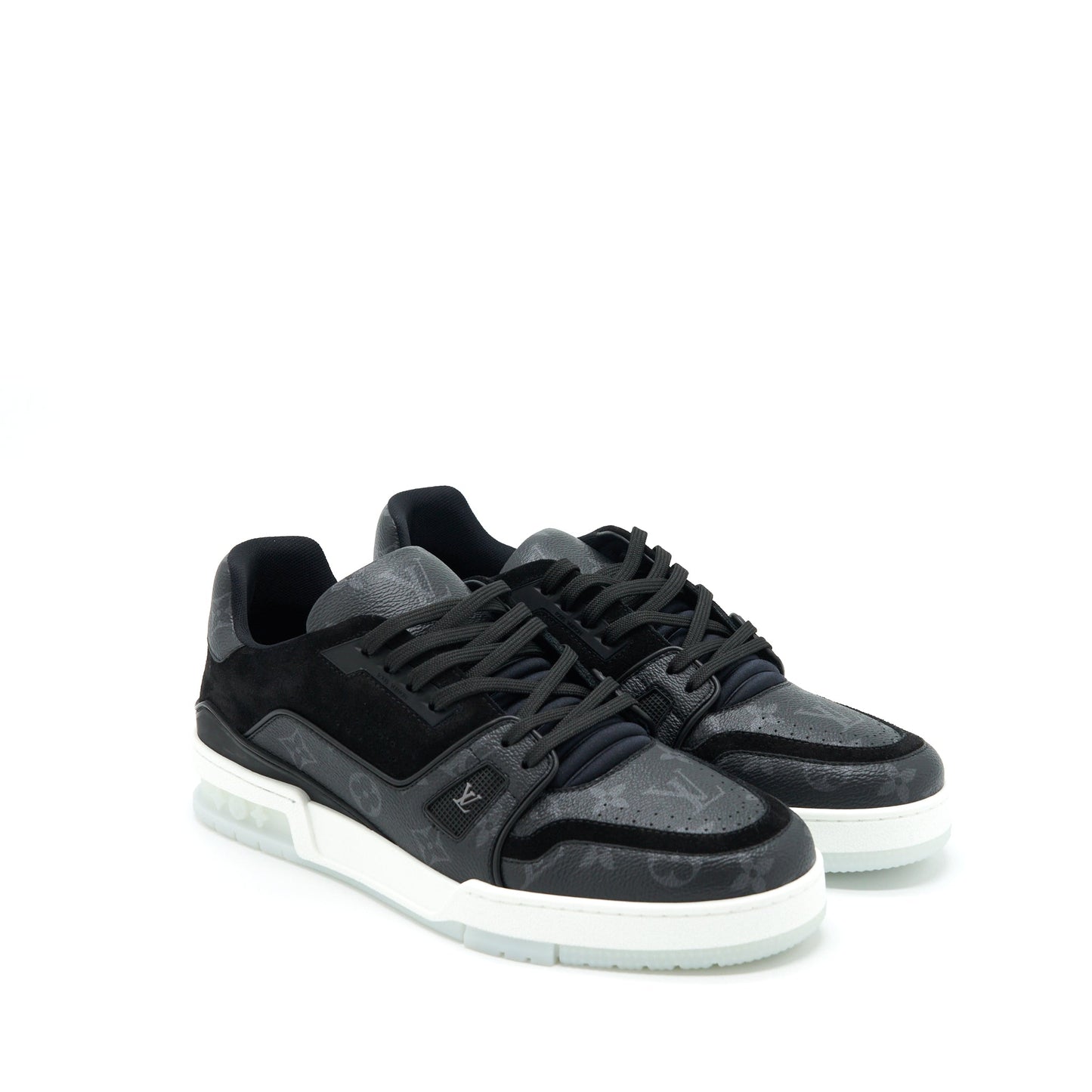 Louis Vuitton Size 9 Menâs Trainer Sneaker Monogram Black