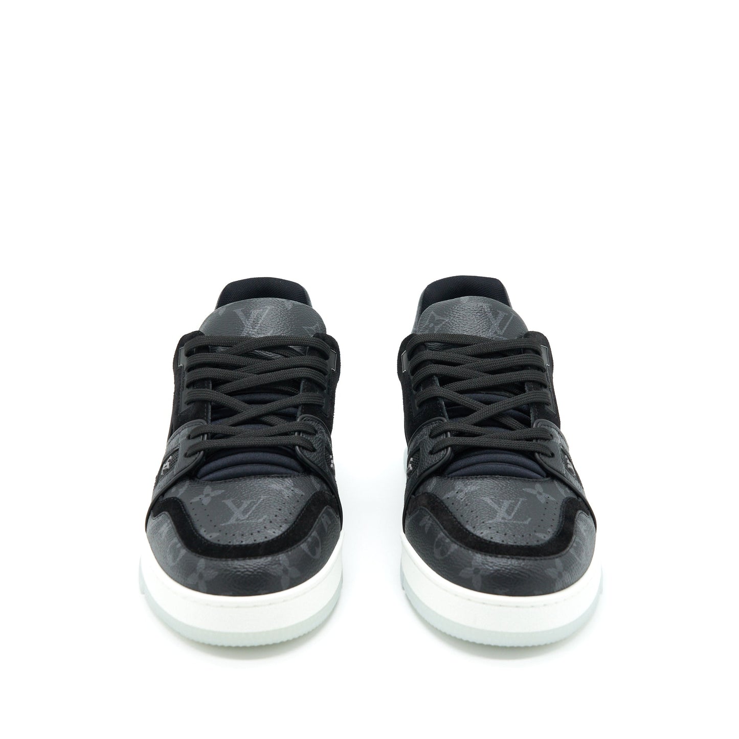Louis Vuitton Size 9 Menâs Trainer Sneaker Monogram Black