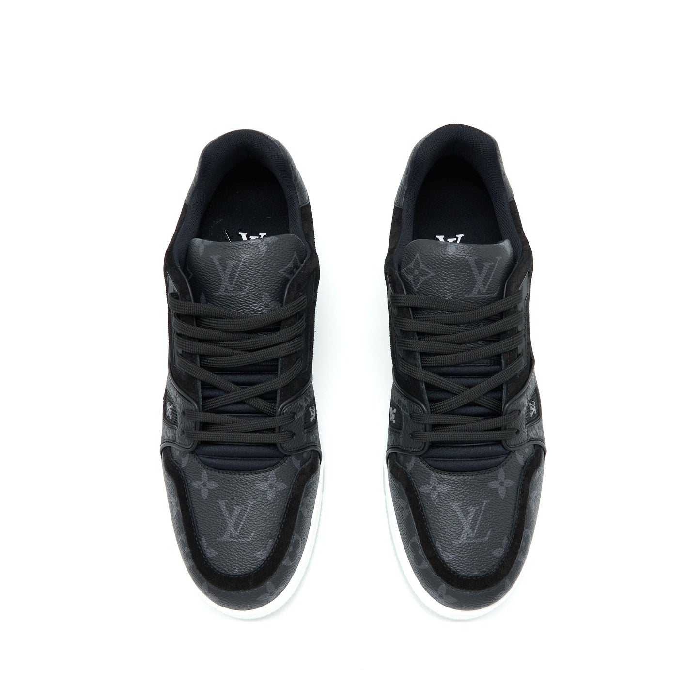 Louis Vuitton Size 9 Menâs Trainer Sneaker Monogram Black