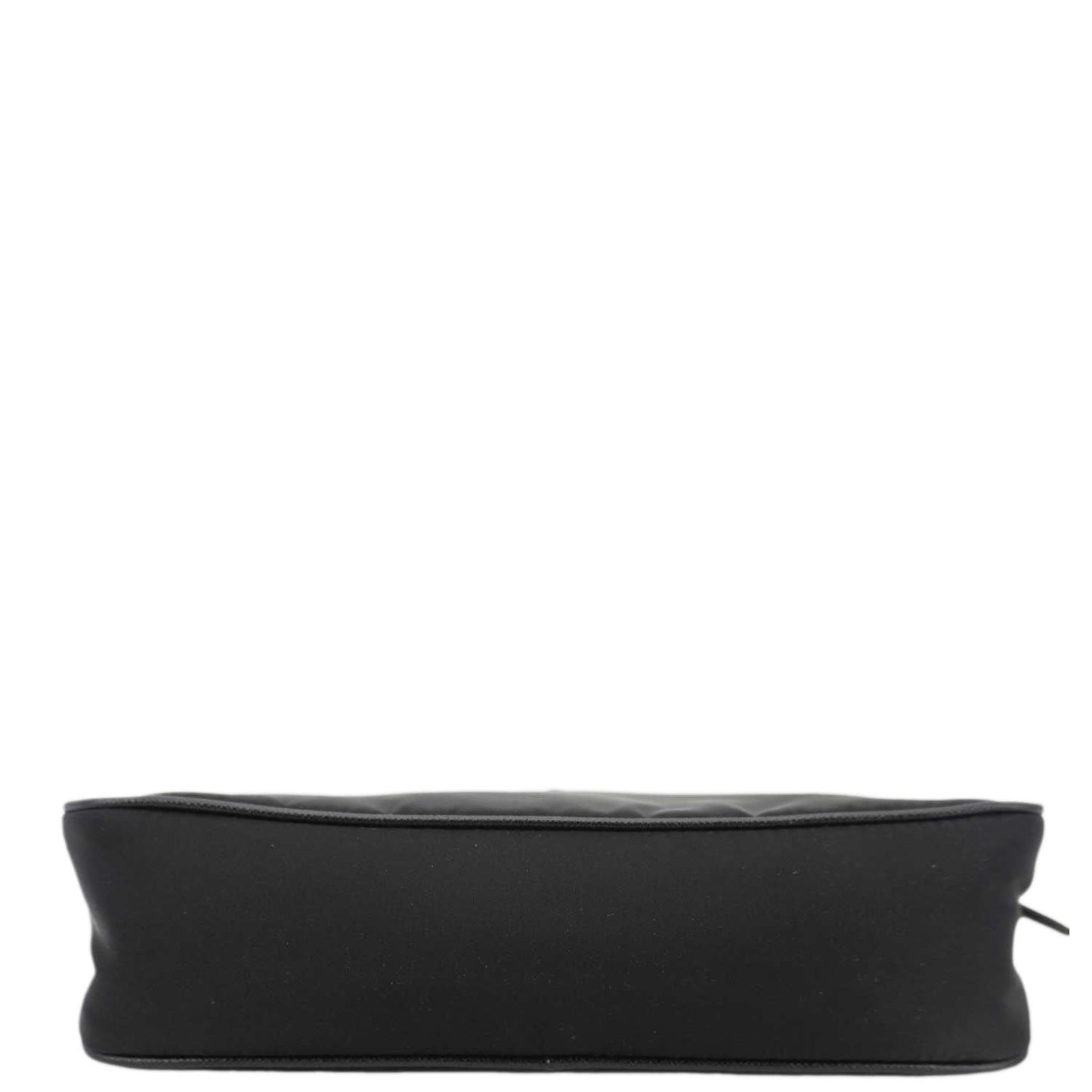 PRADA Accessory Pouch Nylon Hobo Bag Black