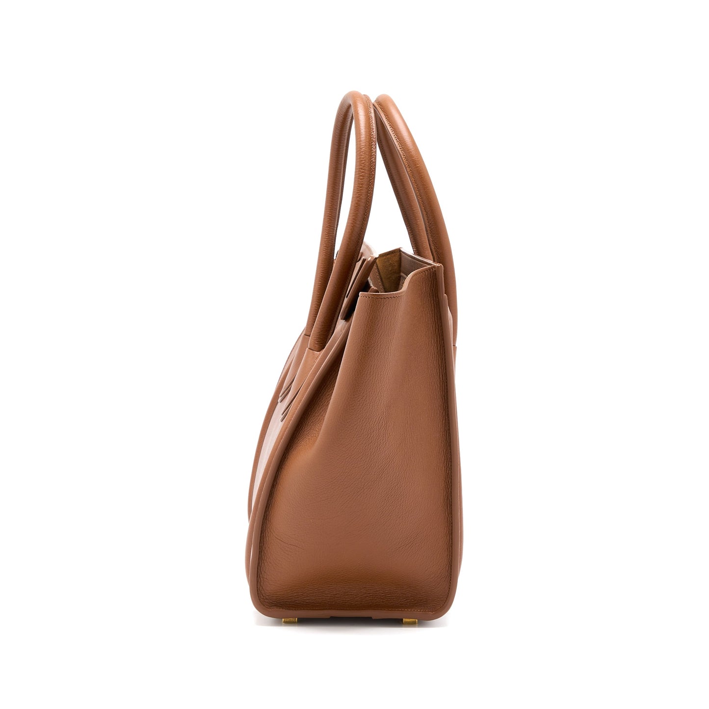 Celine Micro Luggage Purse Calfskin Brown
