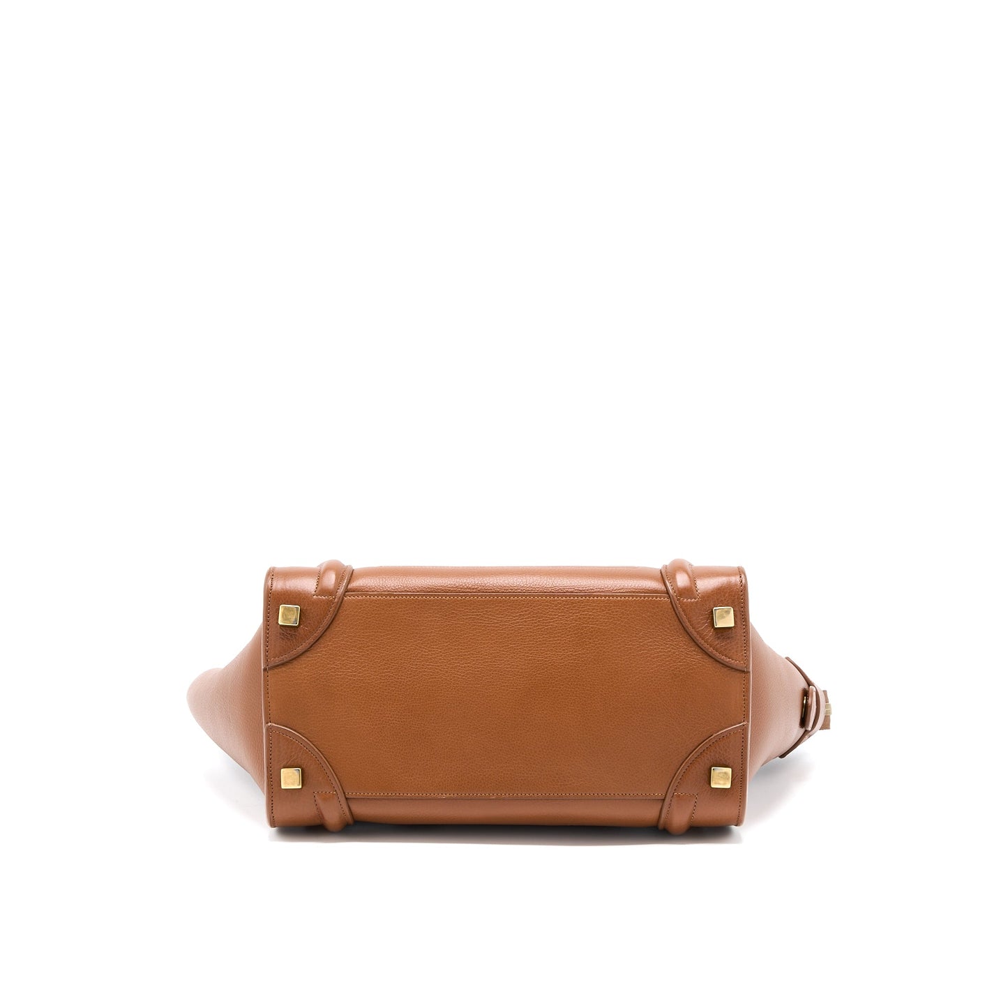 Celine Micro Luggage Purse Calfskin Brown