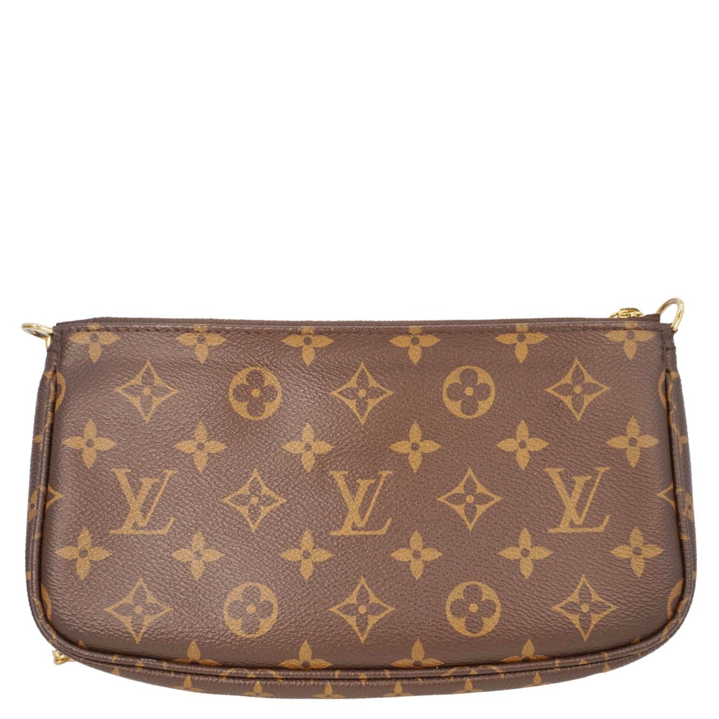 LOUIS VUITTON Multi Pochette Accessoires Monogram Canvas Crossbody Bag Brown