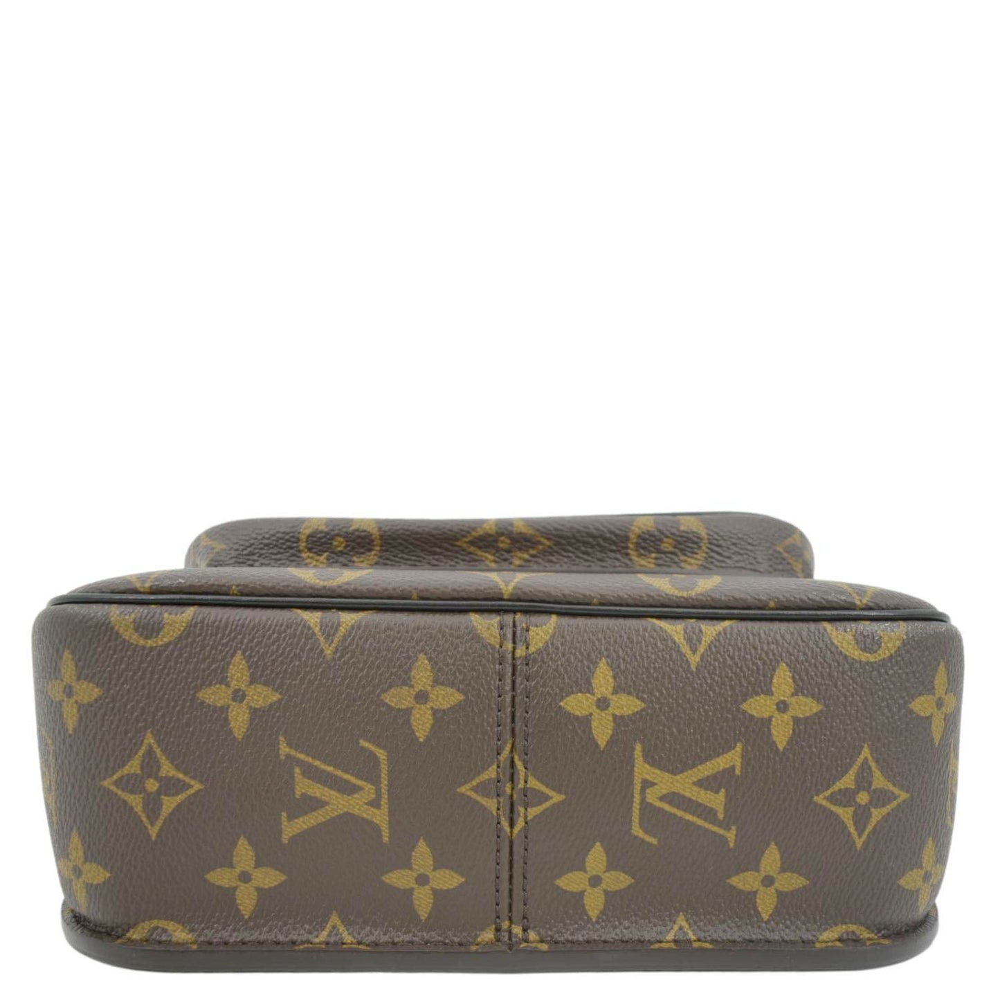 LOUIS VUITTON Passy NM Monogram Canvas Shoulder Bag Brown