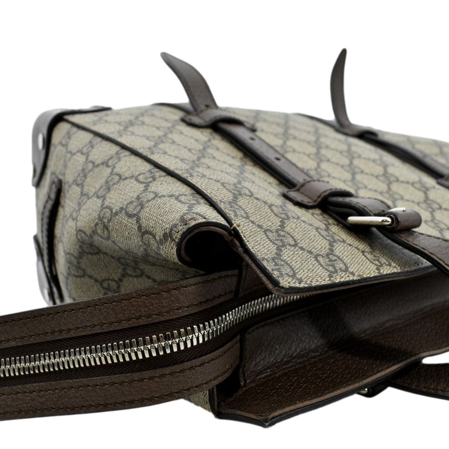 GUCCI Small GG Supreme Canvas Tote Bag Beige 643814