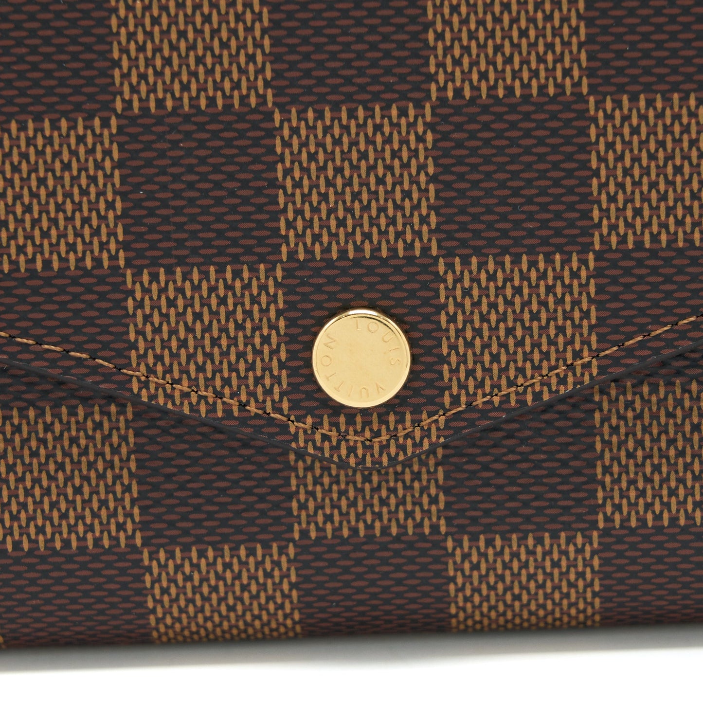 Louis Vuitton Sarah Wallet Damier Ebene Canvas
