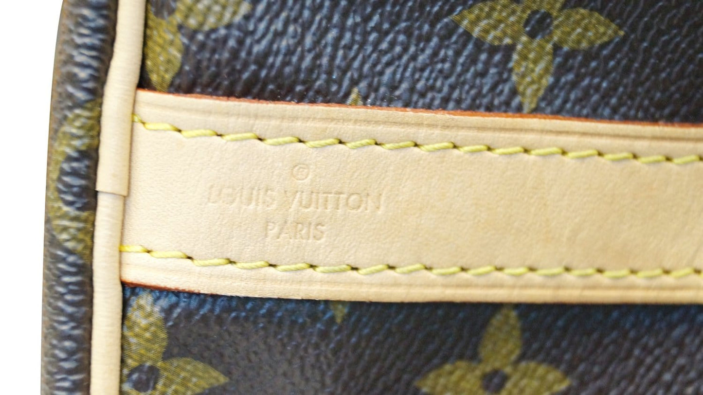 LOUIS VUITTON Monogram Canvas Speedy 30 Bandouliere Satchel Bag