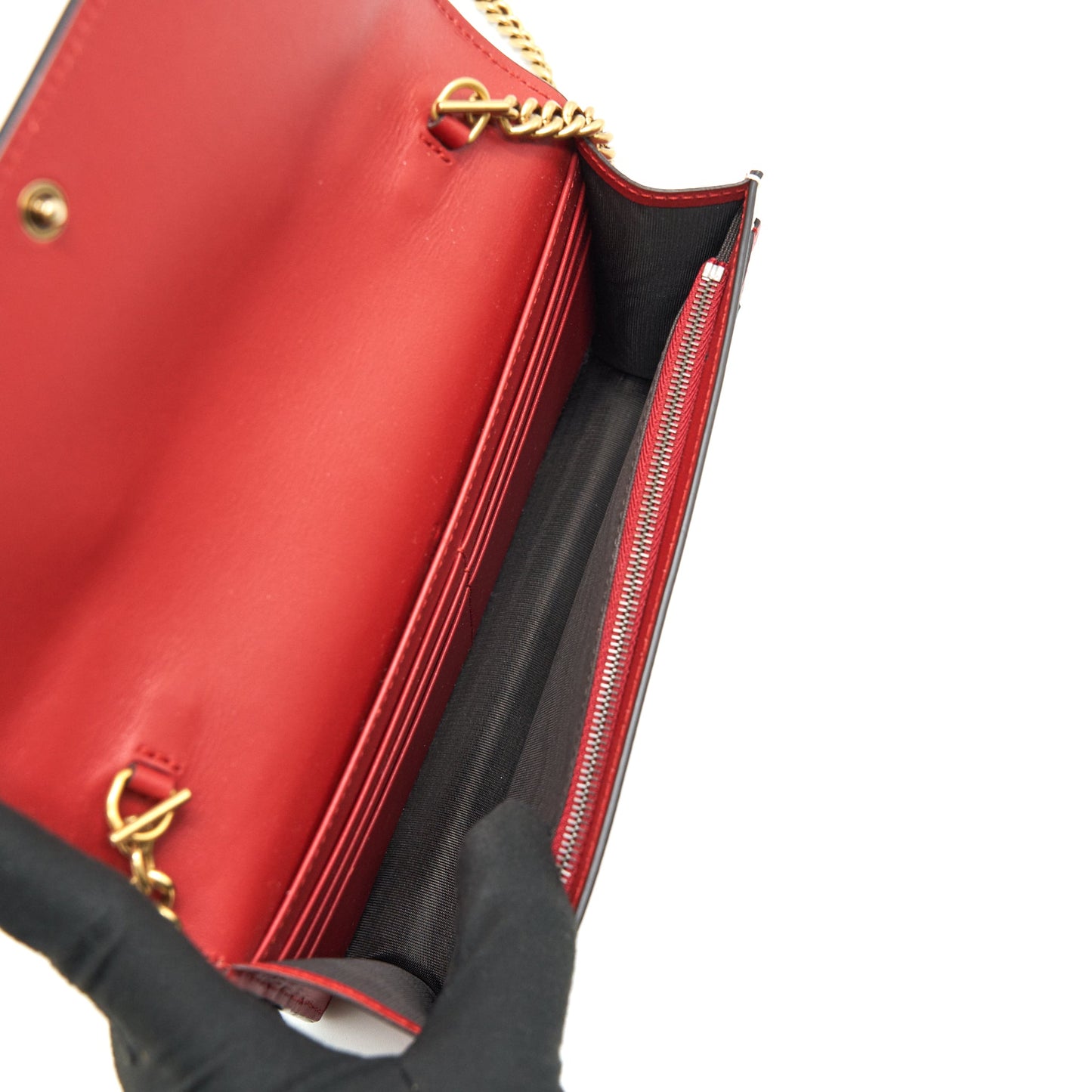 GUCCI Queen Margaret Leather Mini Bag
