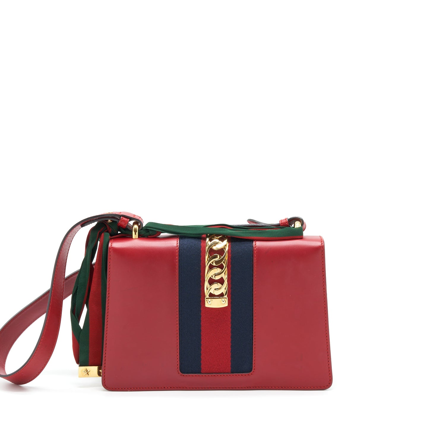 Gucci Small Sylvie Mini Purse Red