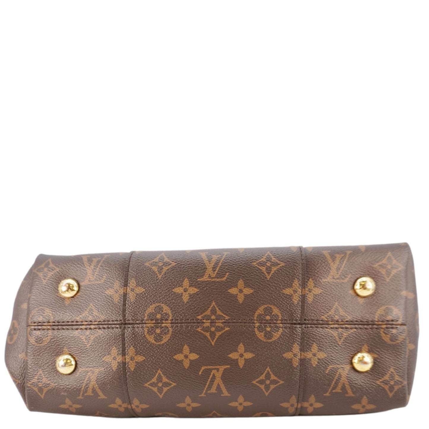 LOUIS VUITTON Melie Monogram Canvas Hobo Bag Brown