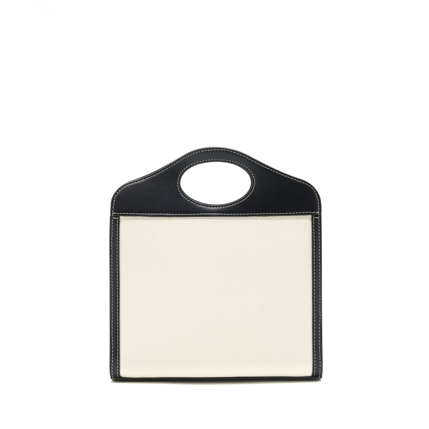 Burberry Mini Two-tone Canvas/Leather pocket Purse