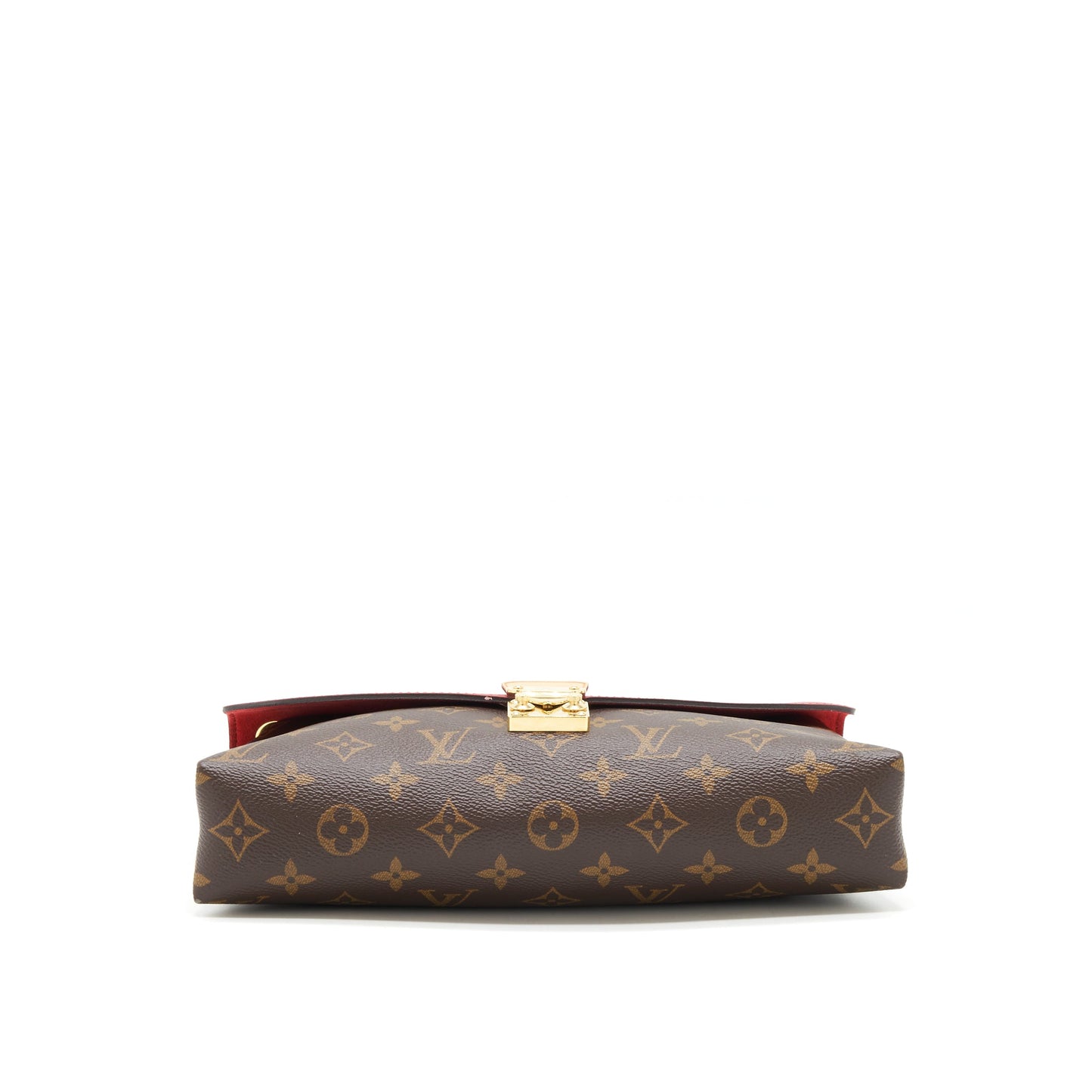 Louis Vuitton Pallas chain Handbag Monogram Canvas Red