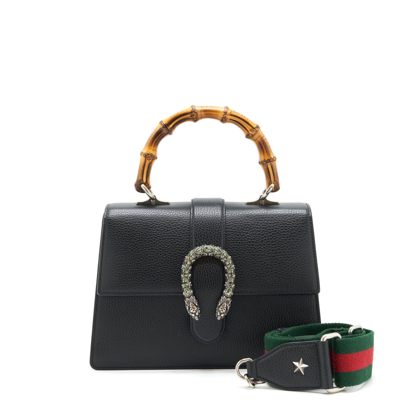 Gucci Bamboo 1947 Dionysus top handle Purse Black