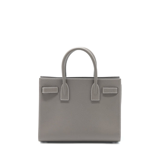 Saint Laurent Baby Sac De Jour Calfskin Grey