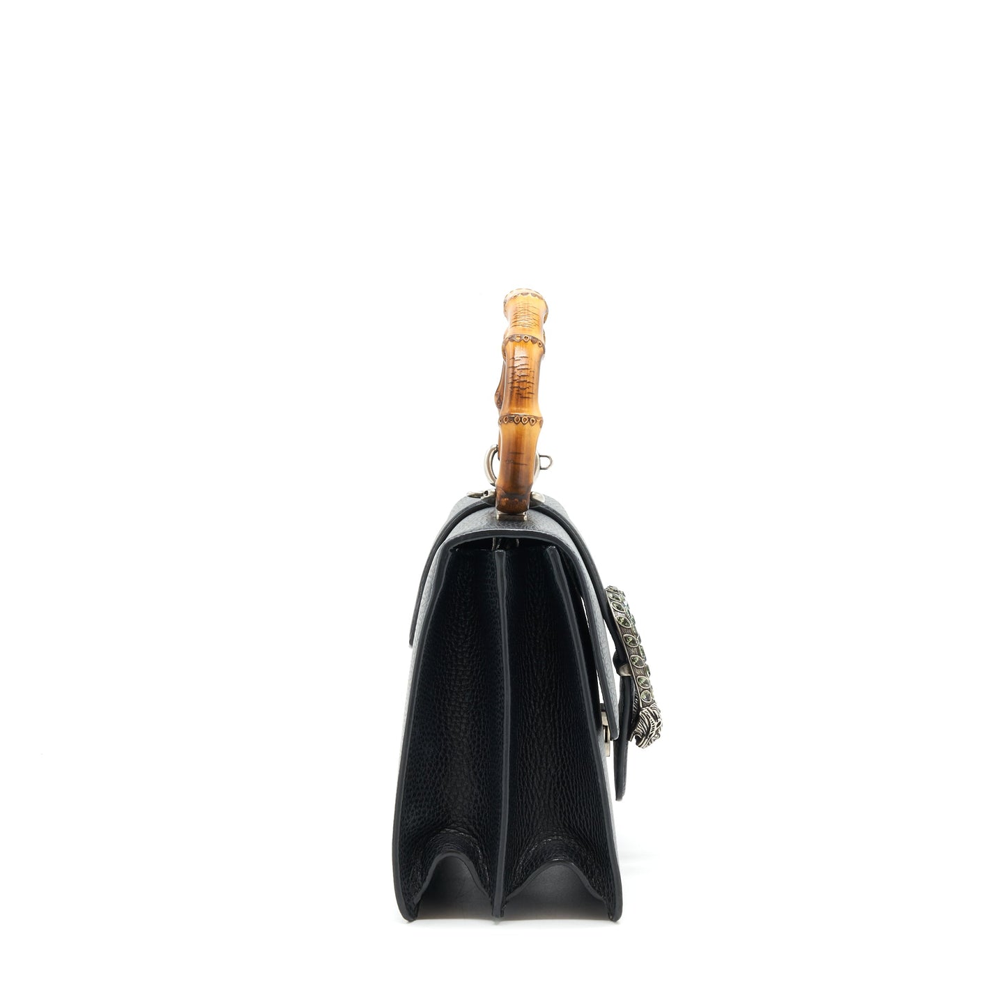 Gucci Bamboo 1947 Dionysus top handle Purse Black