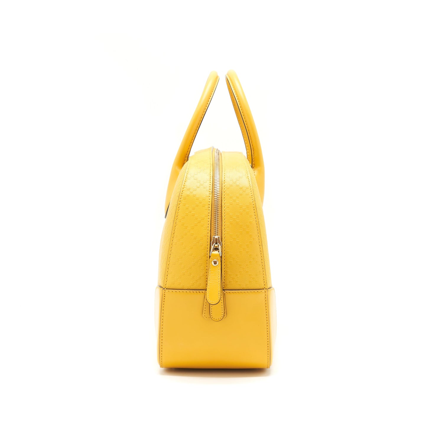 Gucci Large Bowling Purse Yellow