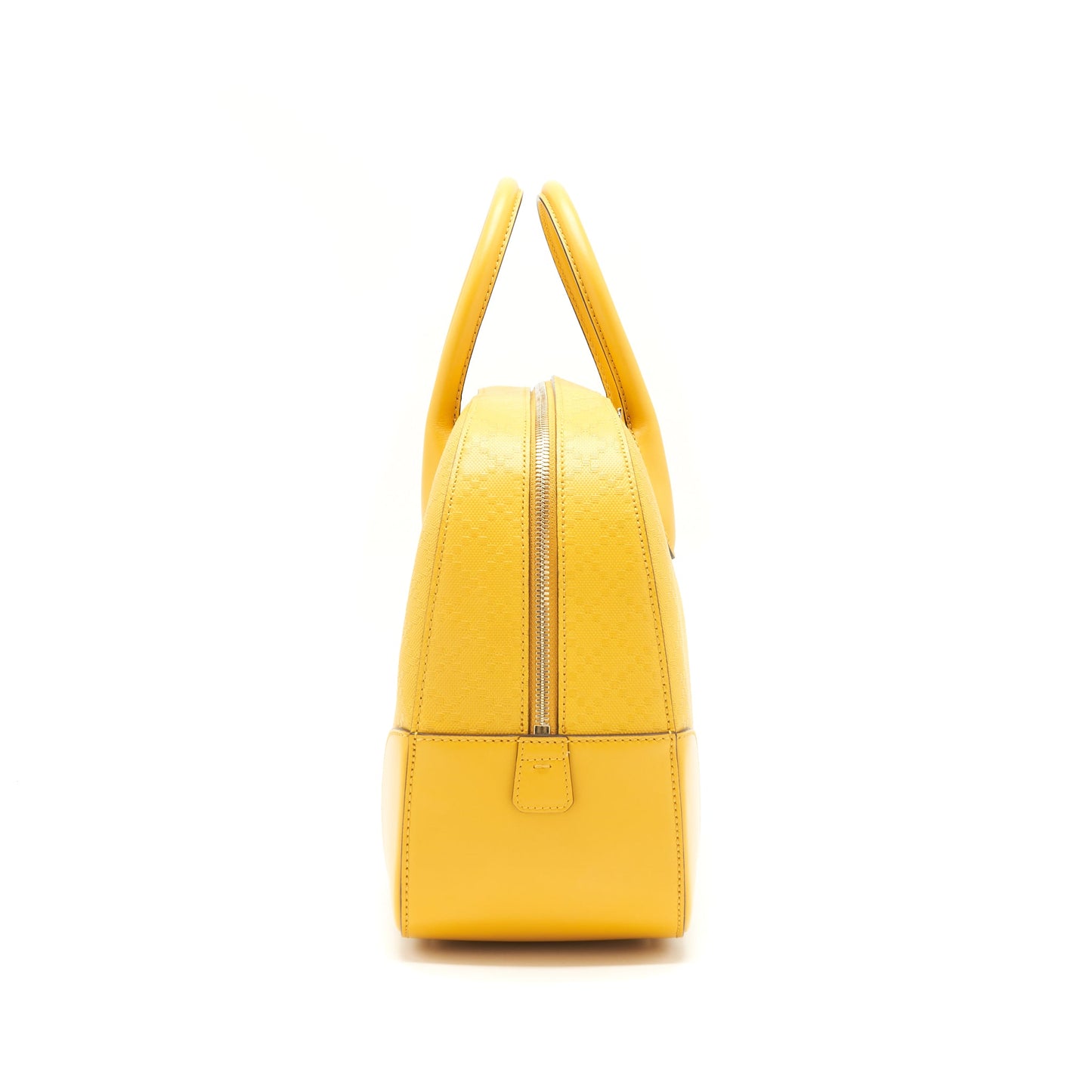 Gucci Large Bowling Purse Yellow