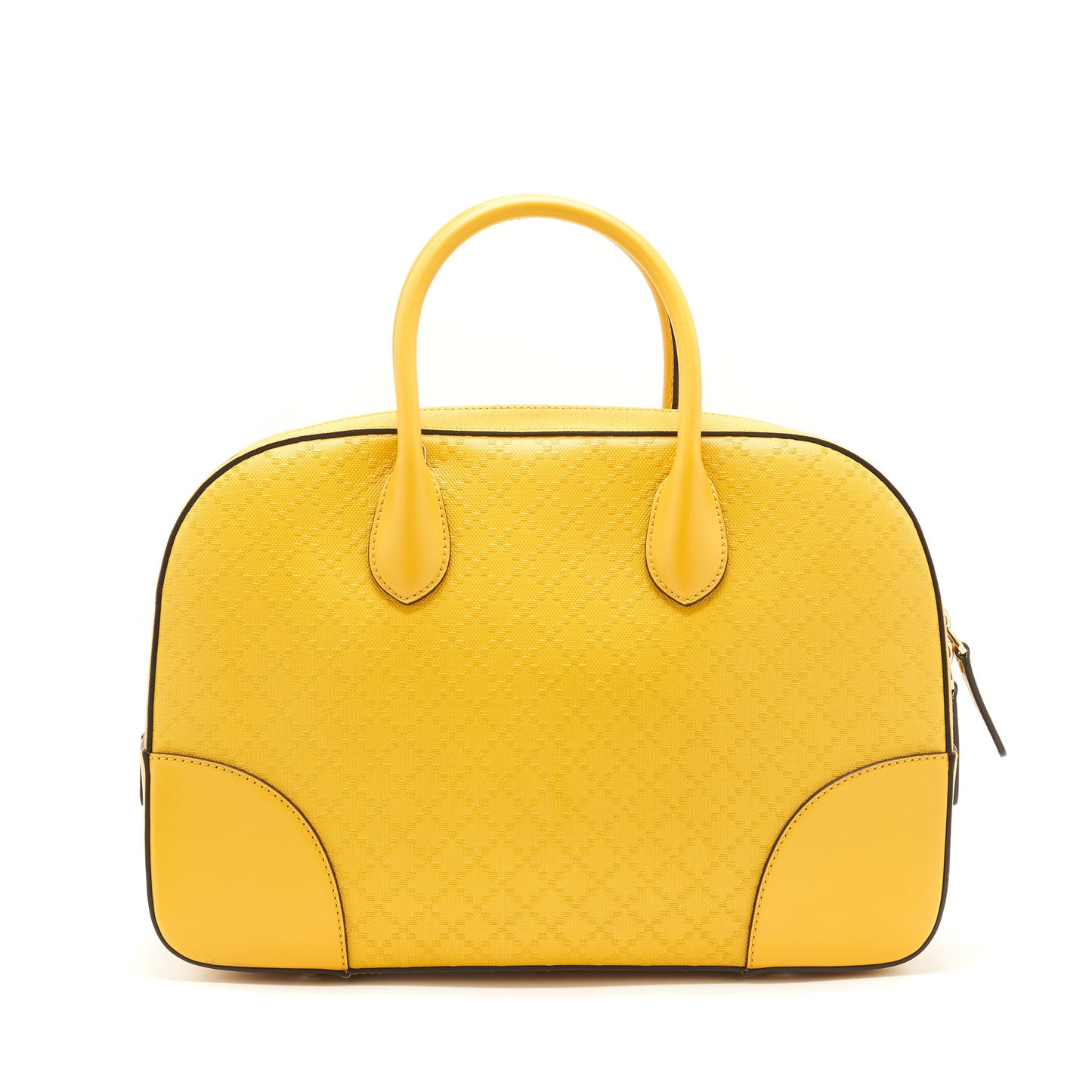 Gucci Large Bowling Purse Yellow